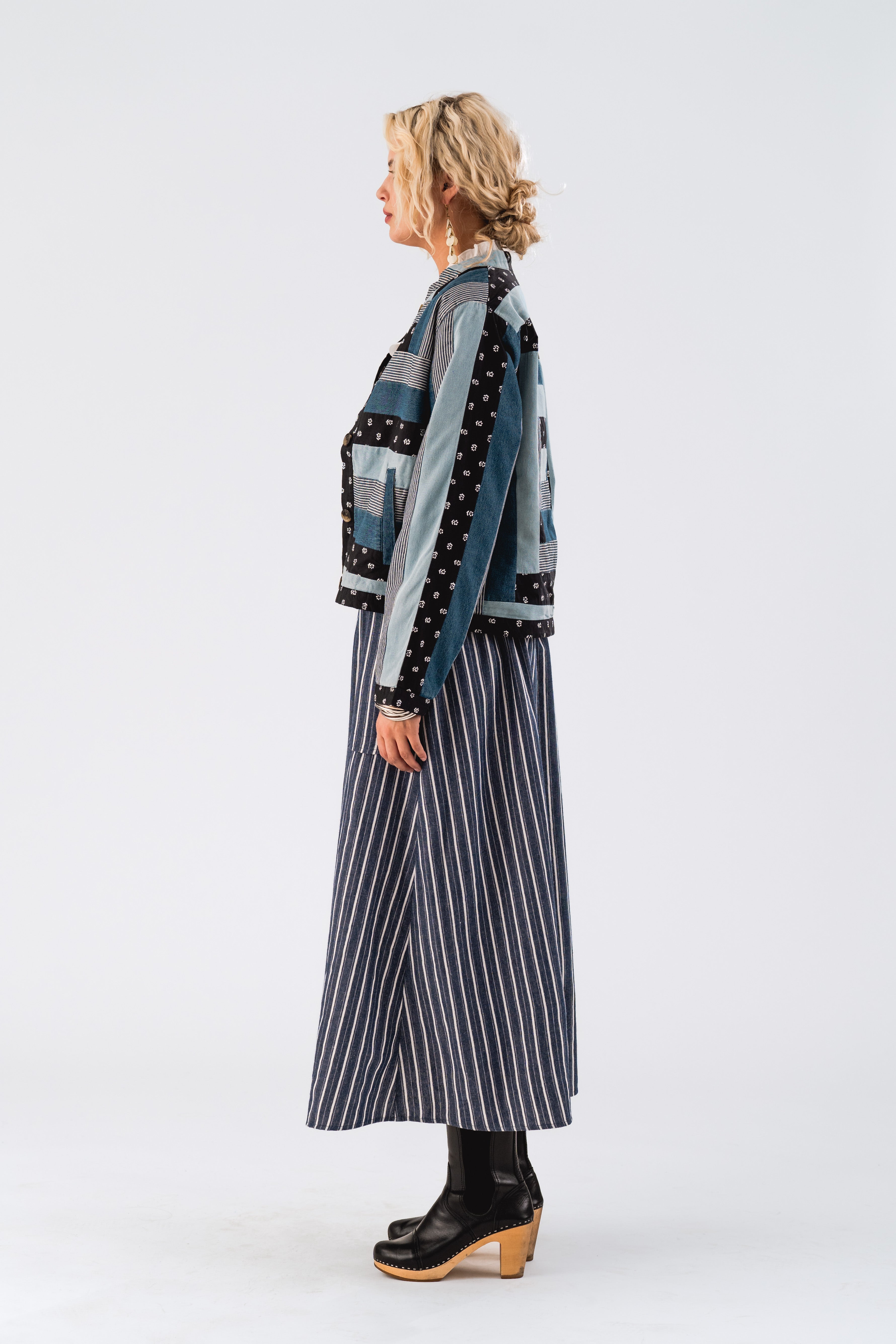 Lollys Laundry AkaneLL Maxi Skirt Skirt 80 Stripe