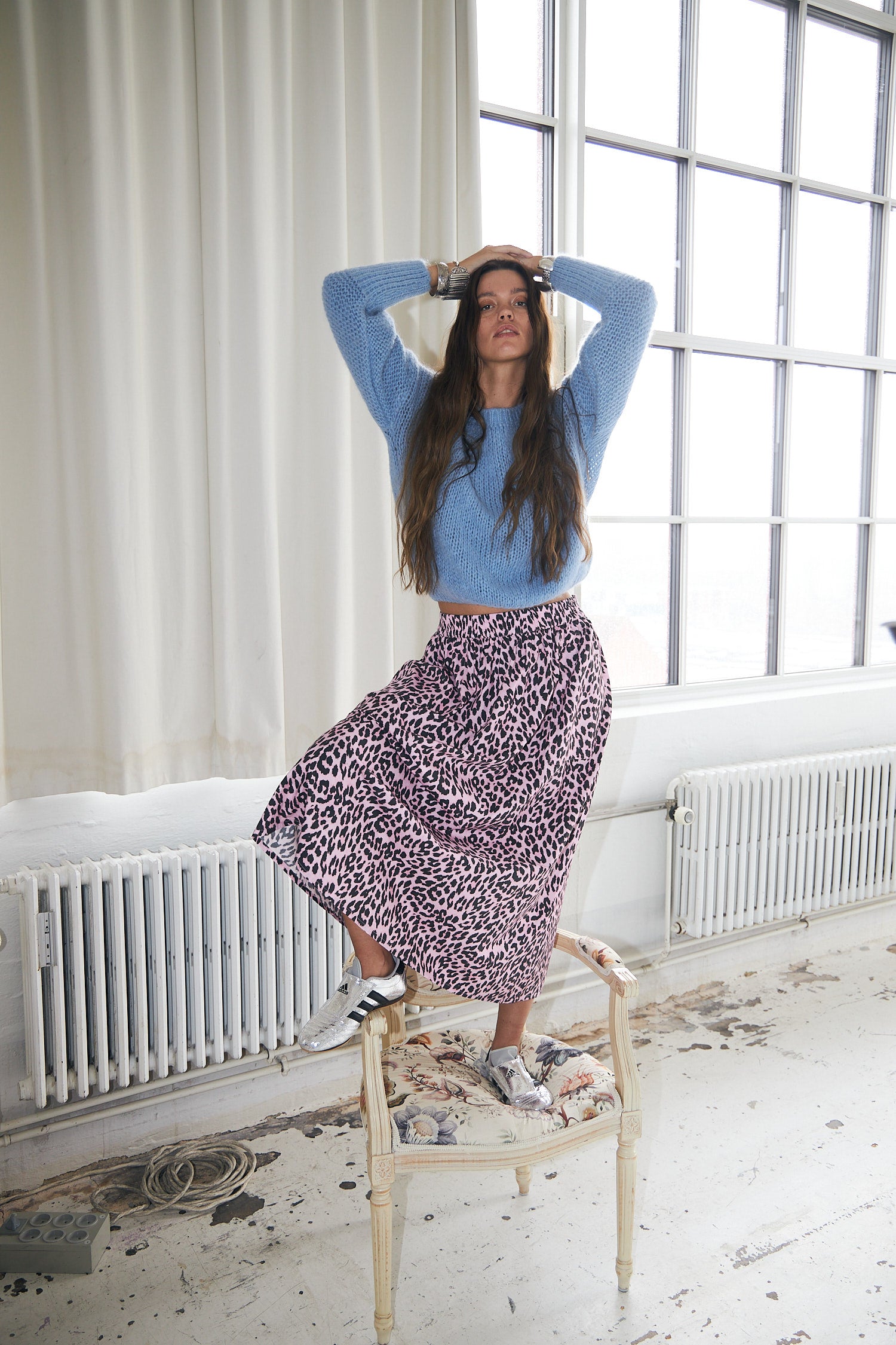 AkaneLL Maxi Skirt - Light Pink