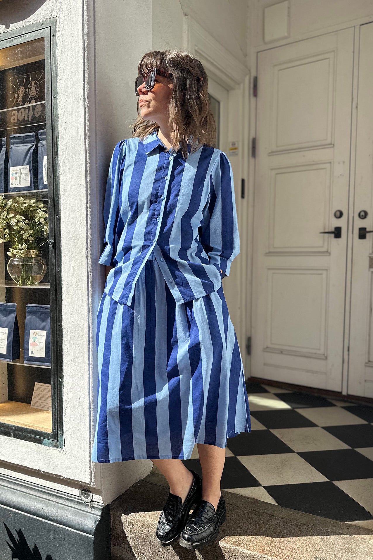 AkaneLL Midi Skirt - Blue