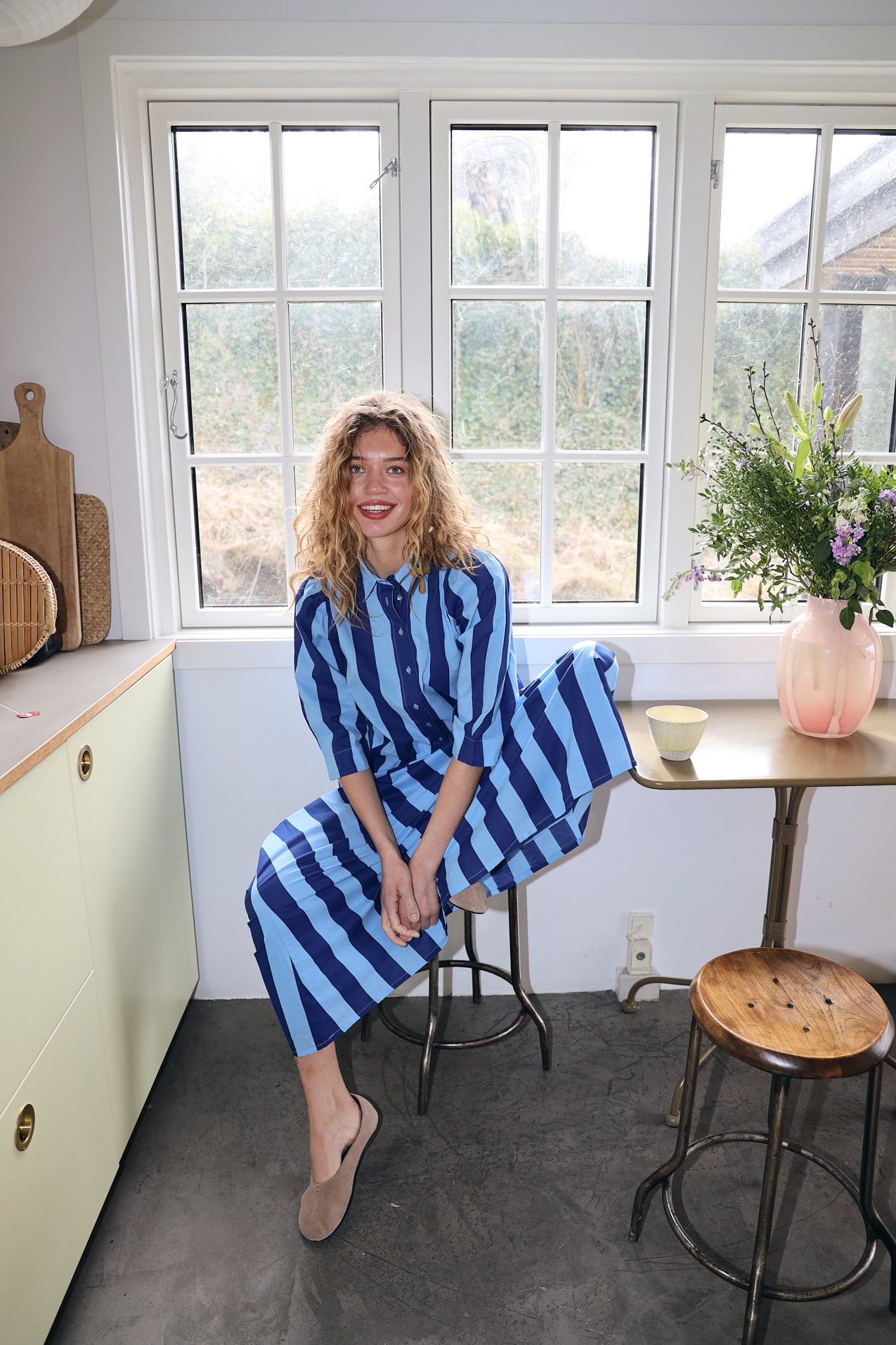 AkaneLL Midi Skirt - Blue