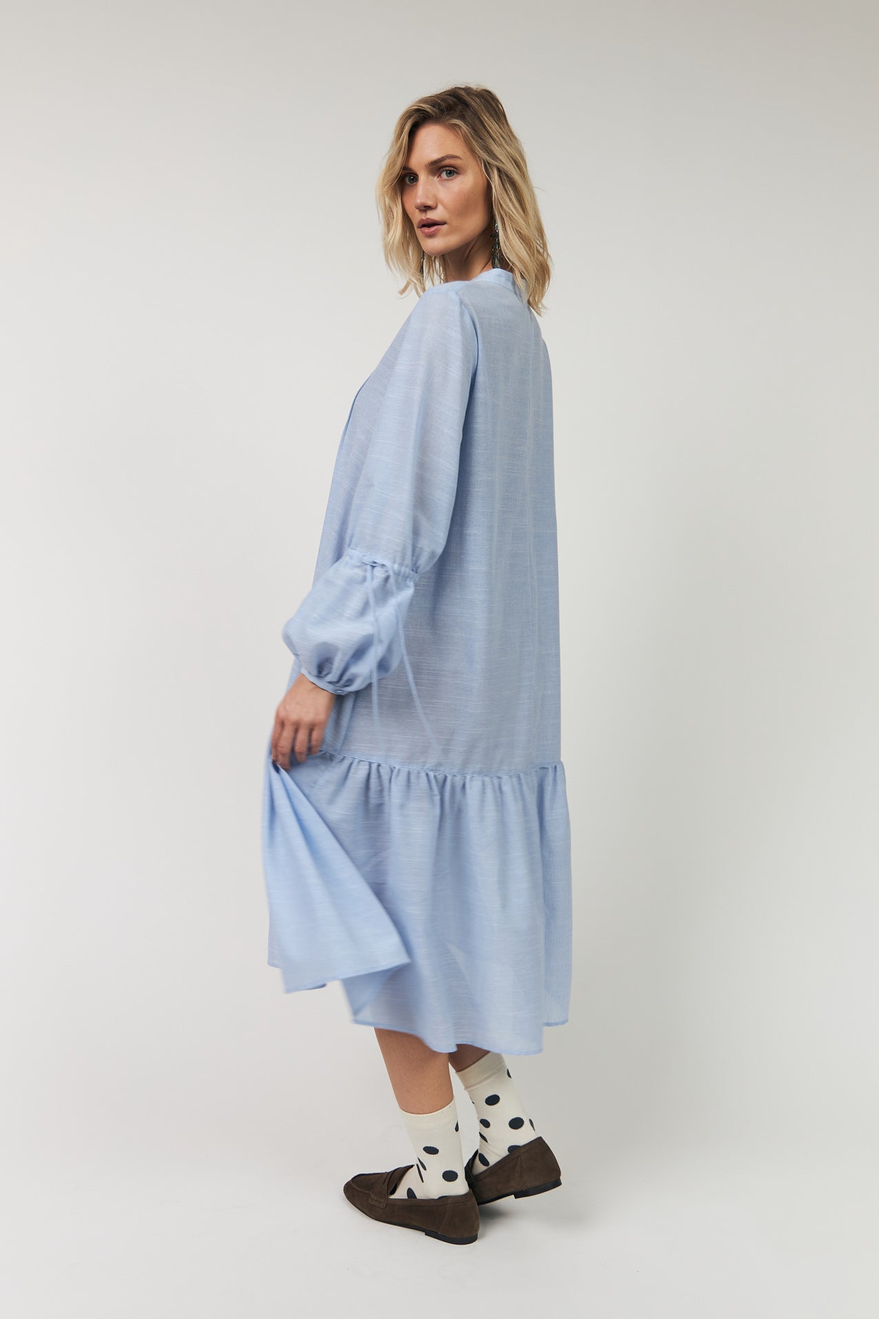 AlannaLL Maxi Dress - Light Blue