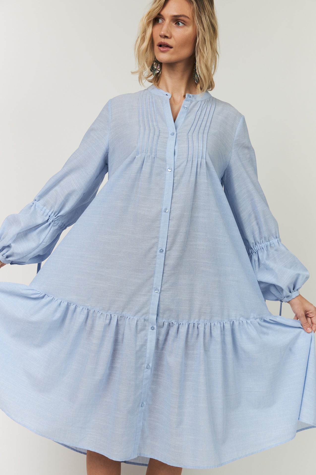 AlannaLL Maxi Dress - Light Blue