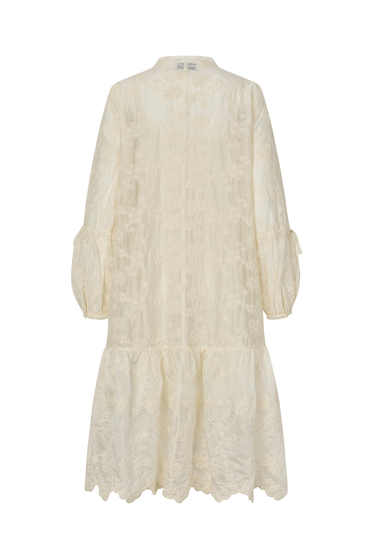 AlannaLL Midi Dress - Creme