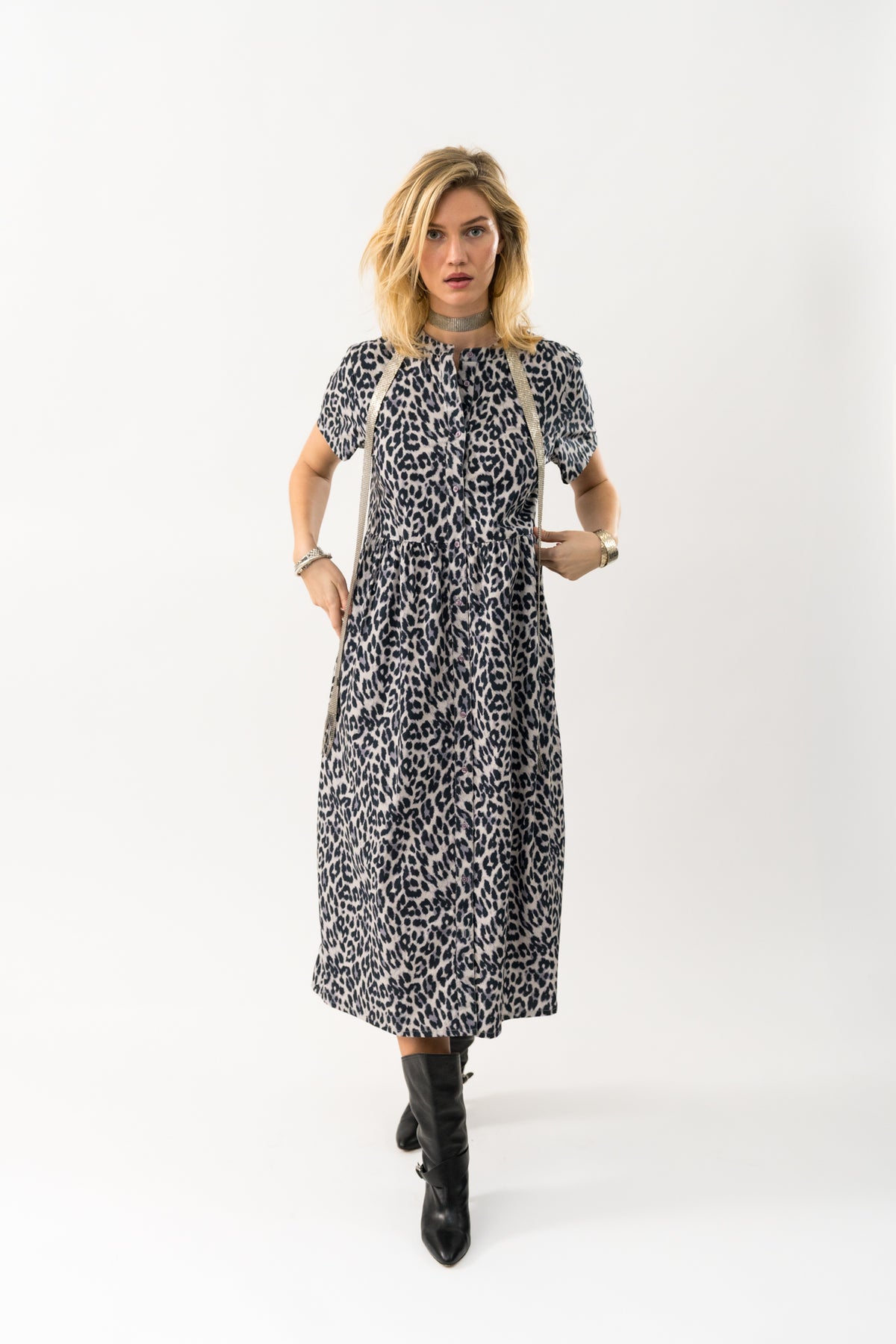 Lollys Laundry AliyaLL Maxi Dress Dress 72 Leopard Print