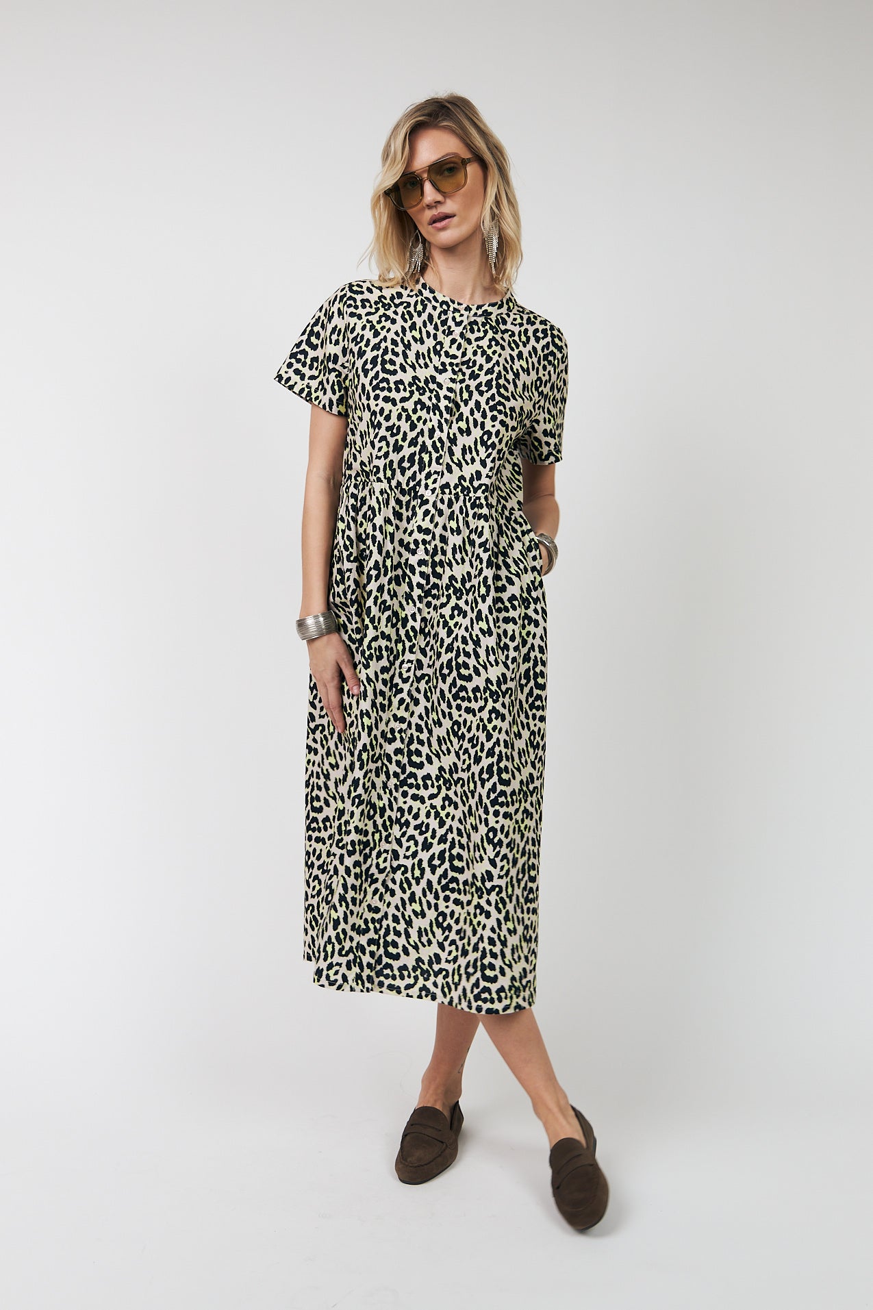 AliyaLL Midi Dress - Yellow