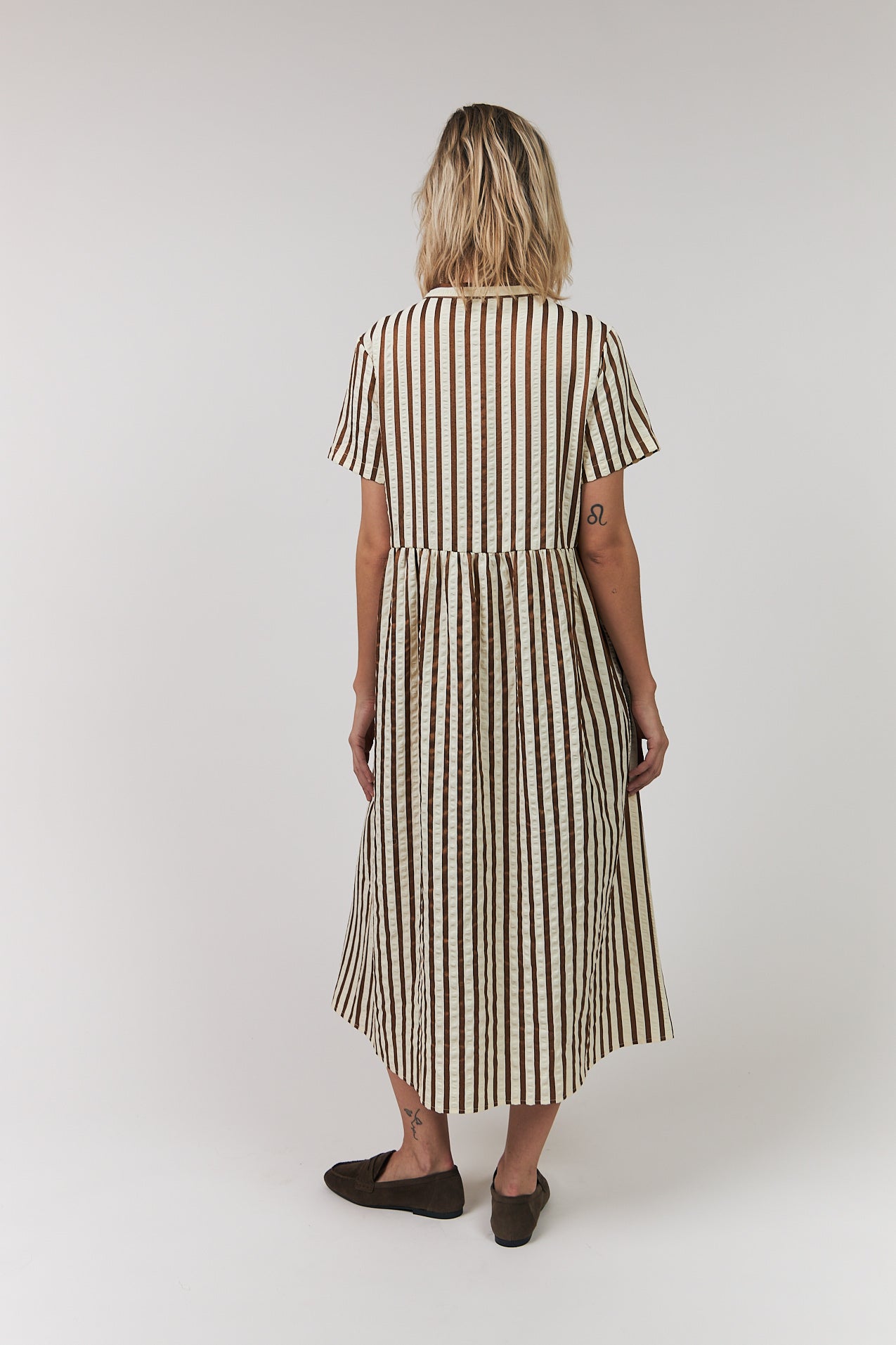 AliyaLl Midi Dress - Dark Mokka