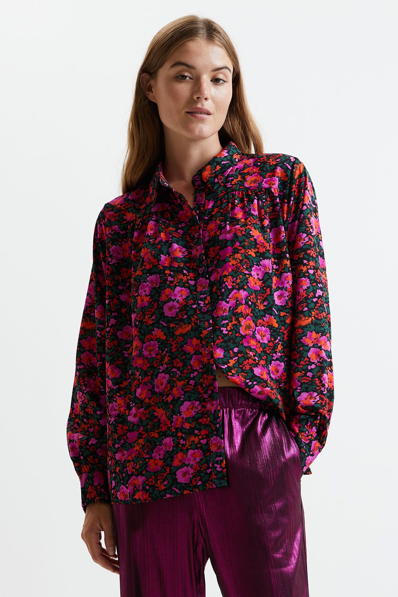 Allison Shirt - Flower Print