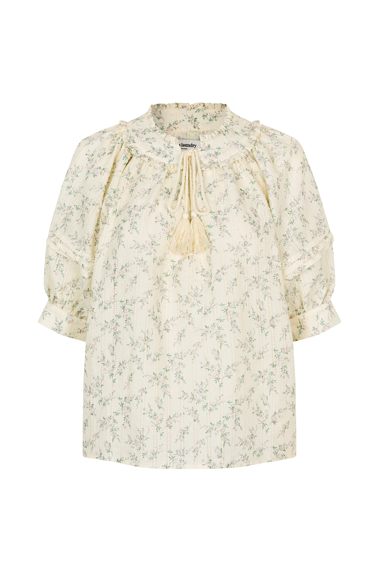 Lollys Laundry AlviLL Blouse 3/4 Blouse 02 Creme