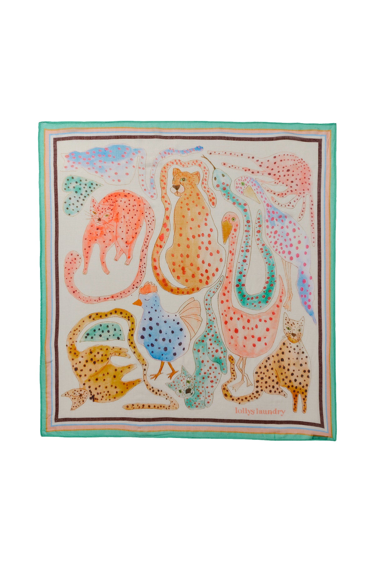 Lollys Laundry AnimalLL Scarf Accessories 70 Multi