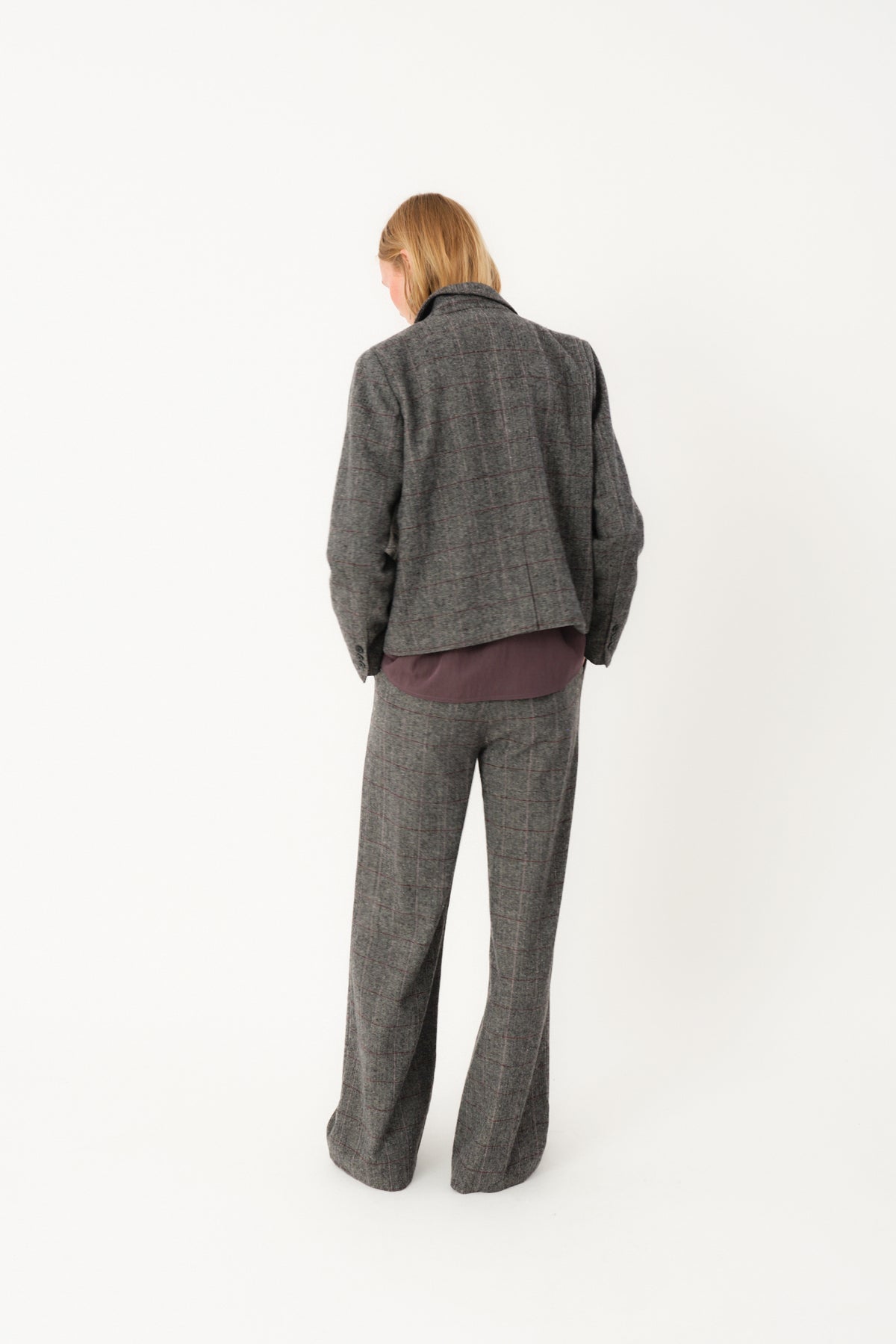 AntonellaLL Short Blazer - Grey