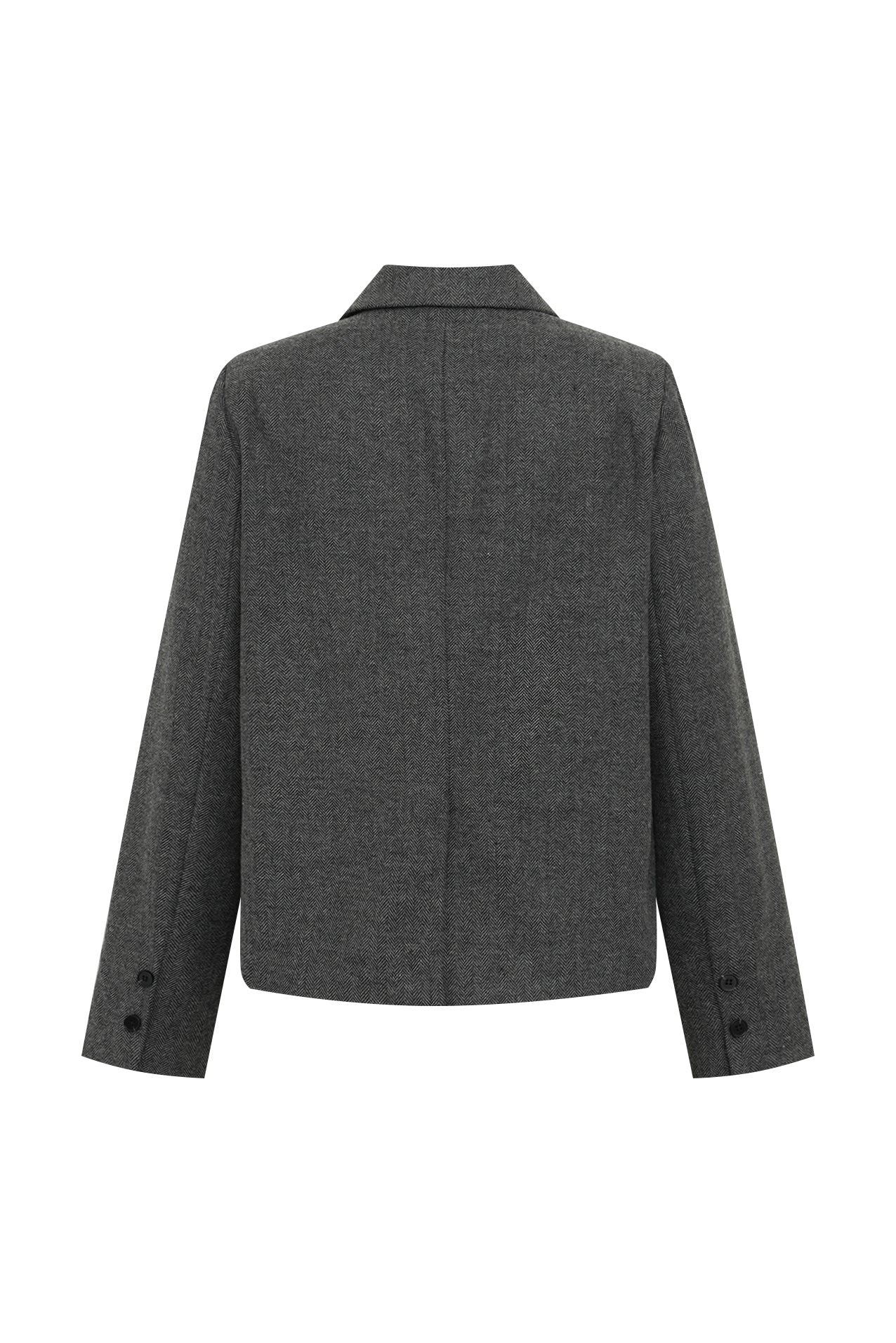 Lollys Laundry AntonellaLL Short Blazer Blazer 15 Dark Grey Melange