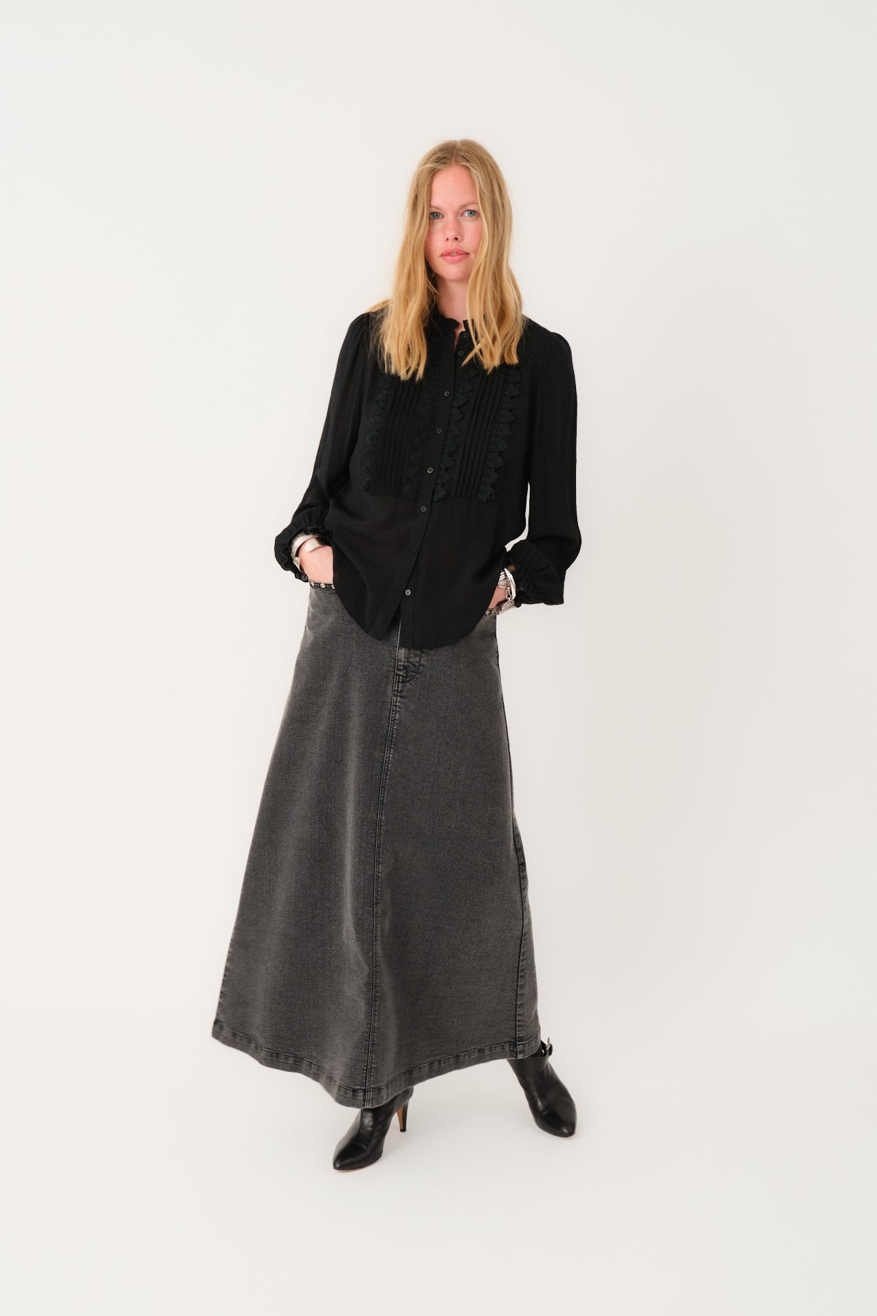Lollys Laundry ArielLL Shirt Shirt 99 Black