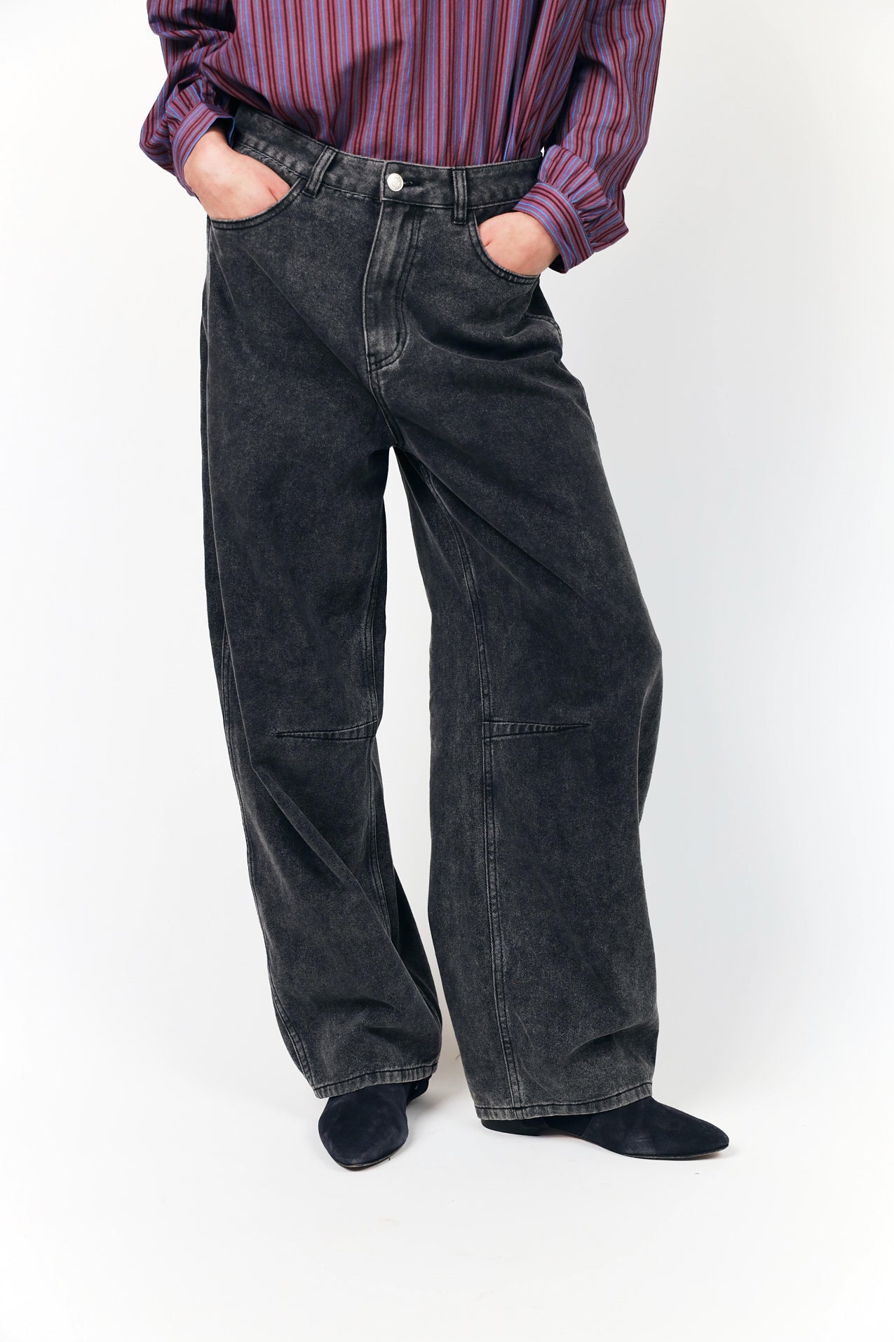 Lollys Laundry AvaLL Jeans Pants 18 Washed Black