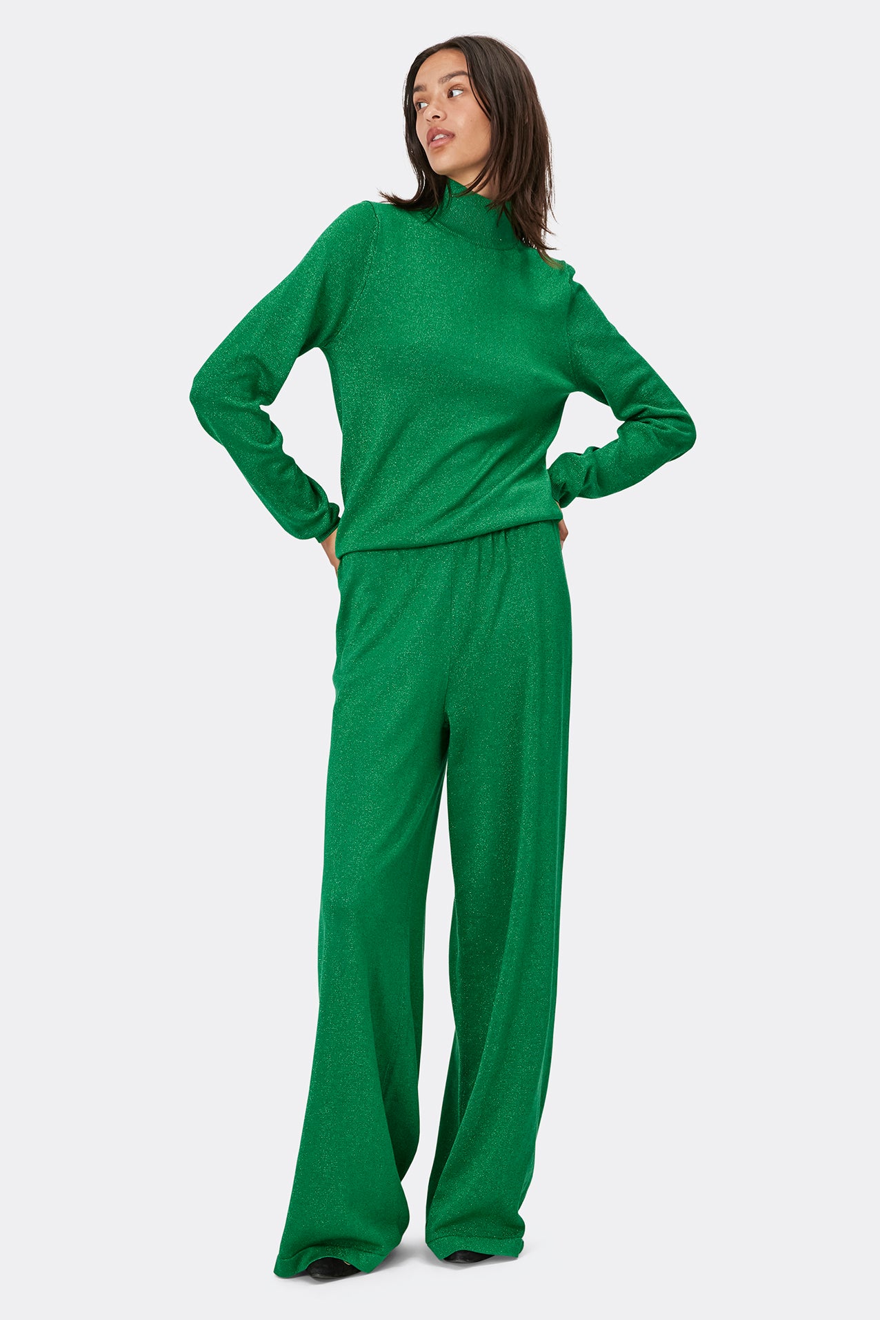 Beaumont jumper Green LOLLYS LAUNDRY