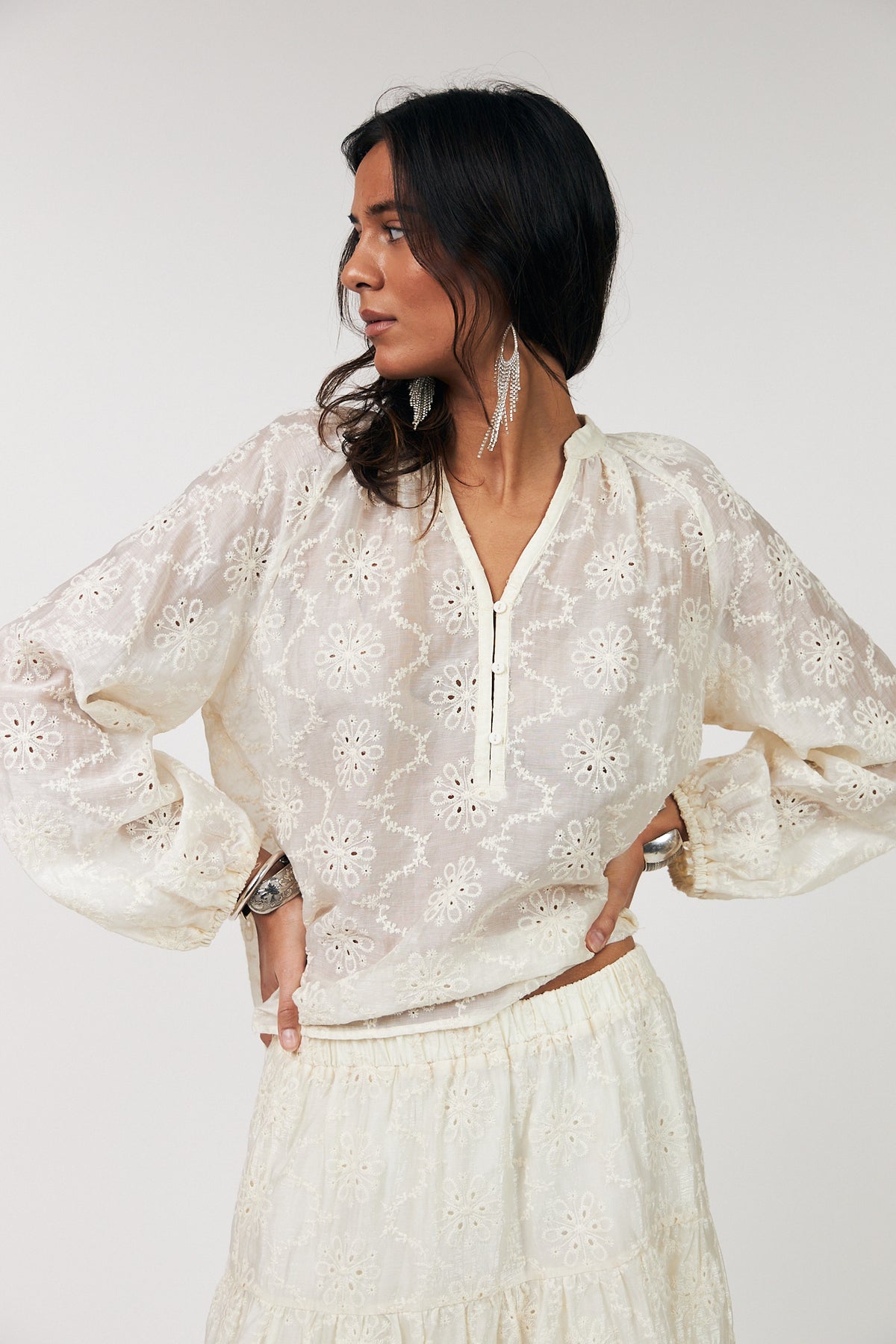 Lollys Laundry BiancaLL Shirt Shirt 02 Creme