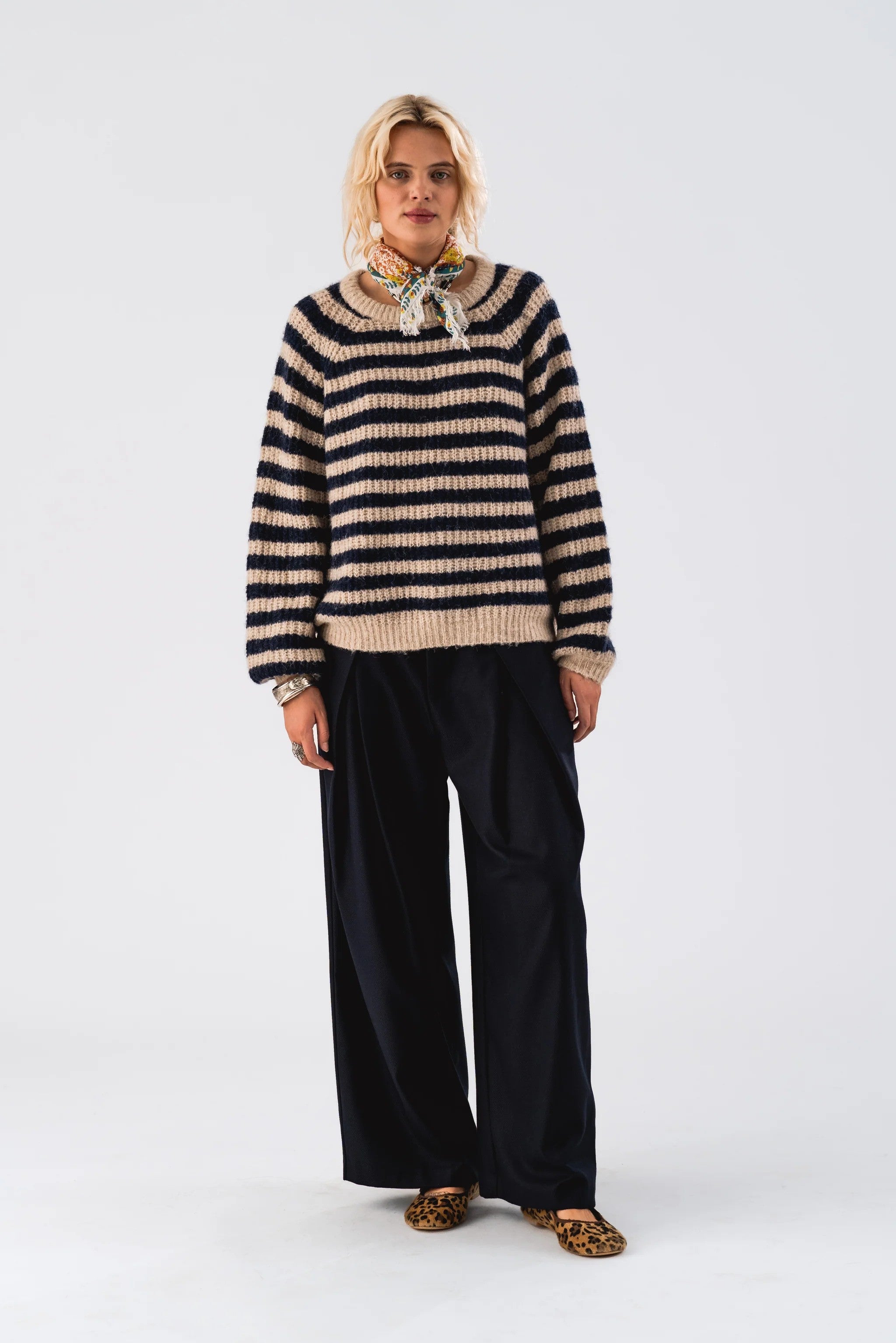 Lollys Laundry BinaLL Knit Jumper Jumper 23 Dark Blue