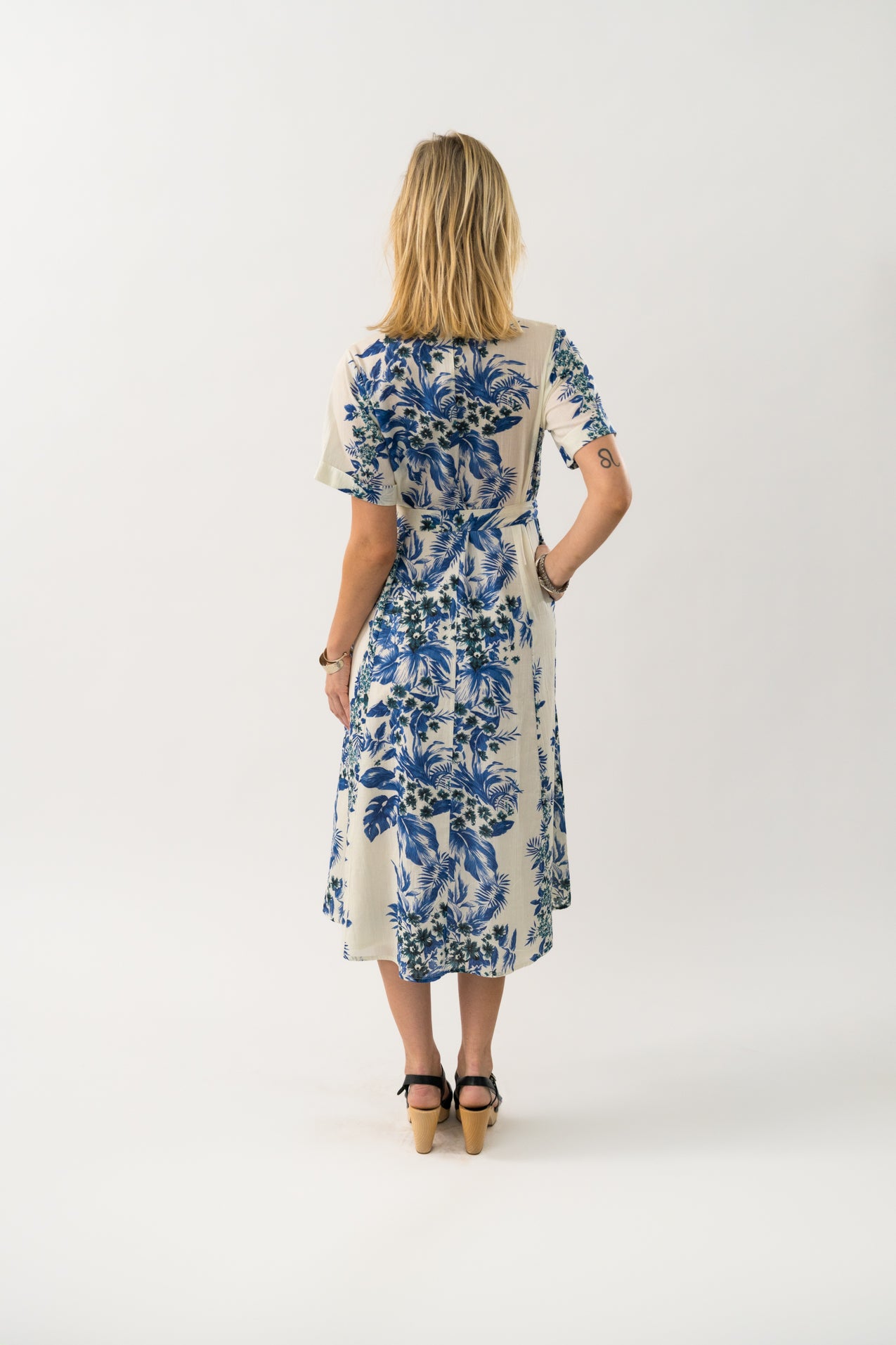 Lollys Laundry BlakeLL Maxi Dress LS Dress 20 Blue