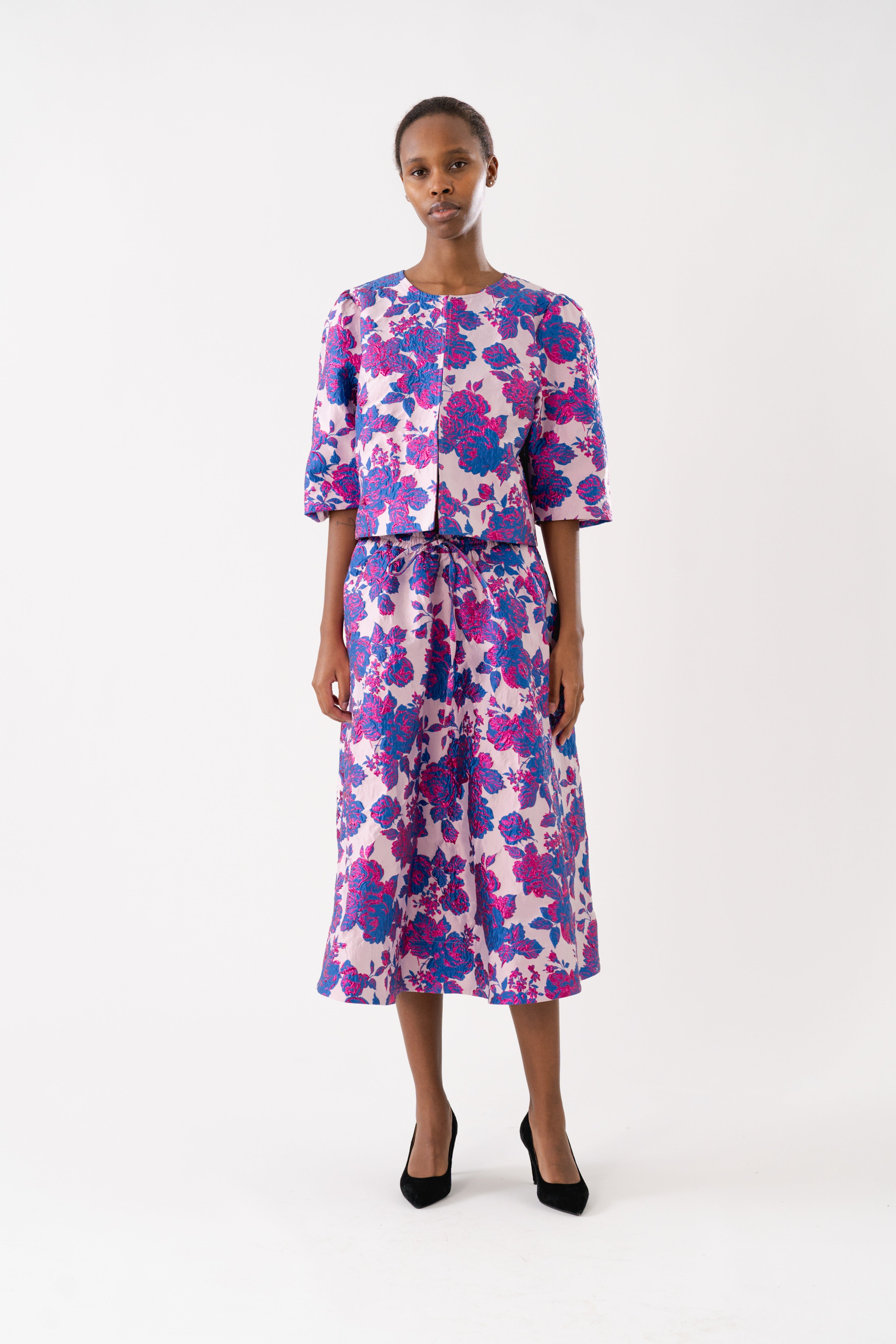 BristolLL Midi Skirt - Dark Lavender