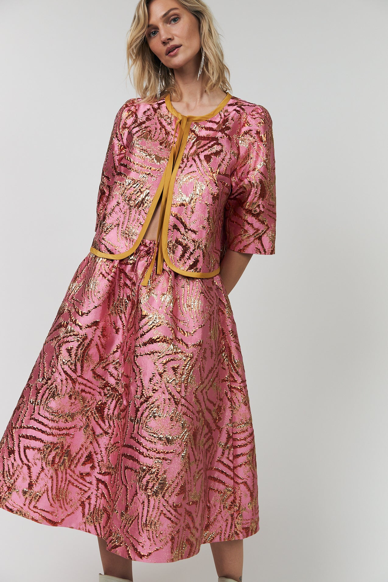 BristolLL Midi Skirt - Pink