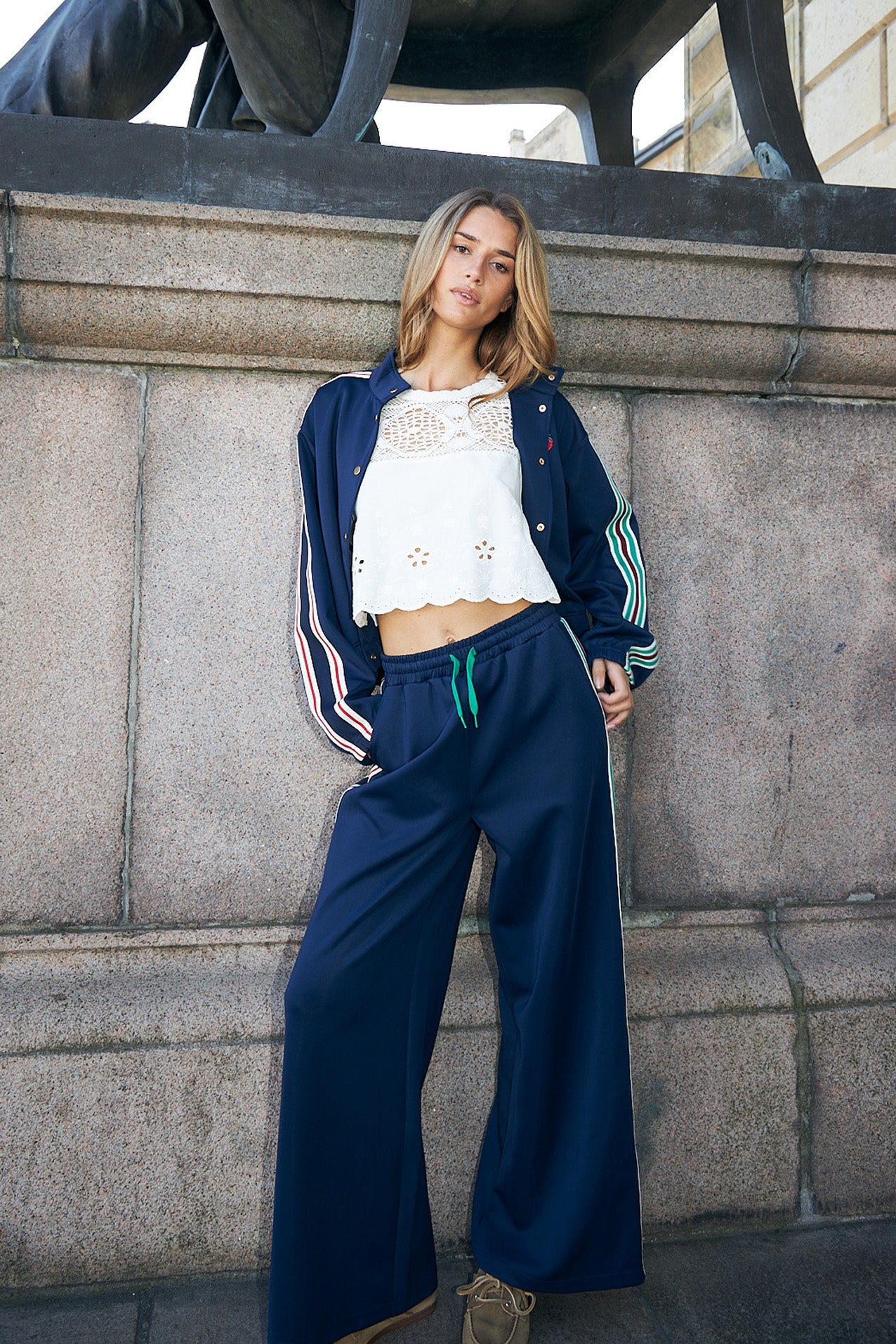 BrooklynnLL Track Jacket - Dark Blue