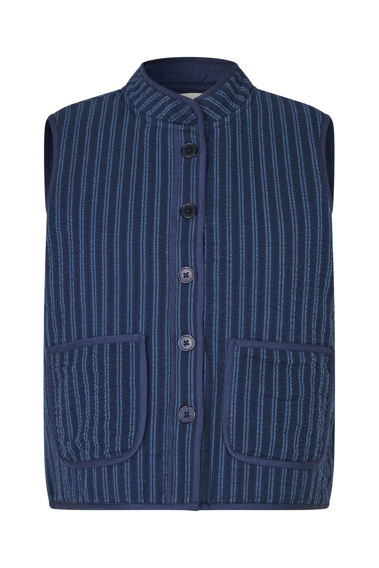 Lollys Laundry CairoLL Quilted Vest Vest 80 Stripe
