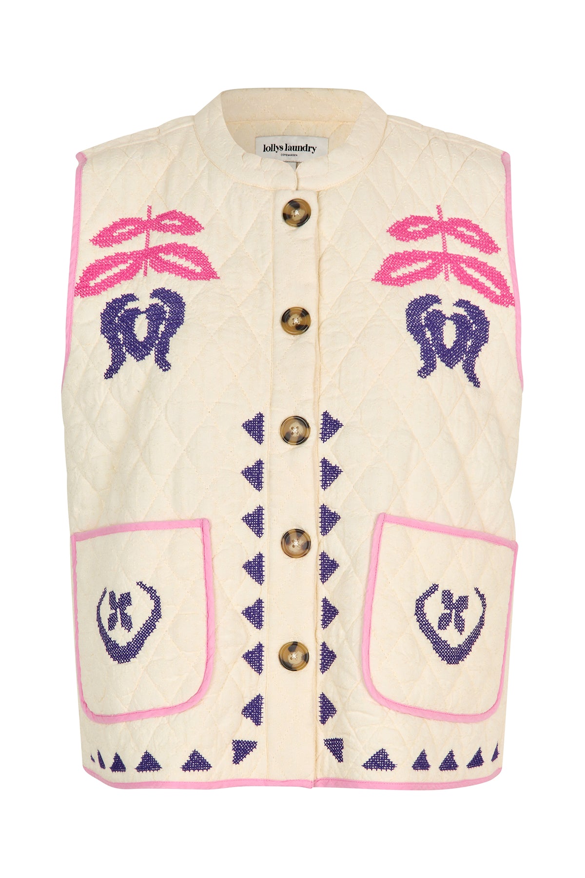 Lollys Laundry CairoLL Vest Vest 02 Creme