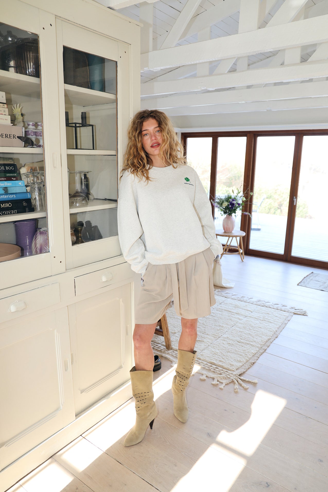 CaliforniaLL Sweatshirt - Light Grey Melange