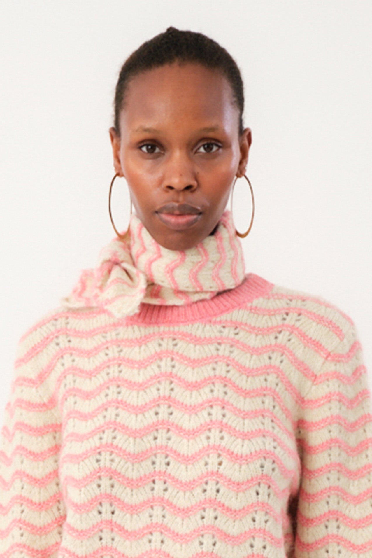 Lollys Laundry CallieLL Knit Scarf scarf 51 Pink