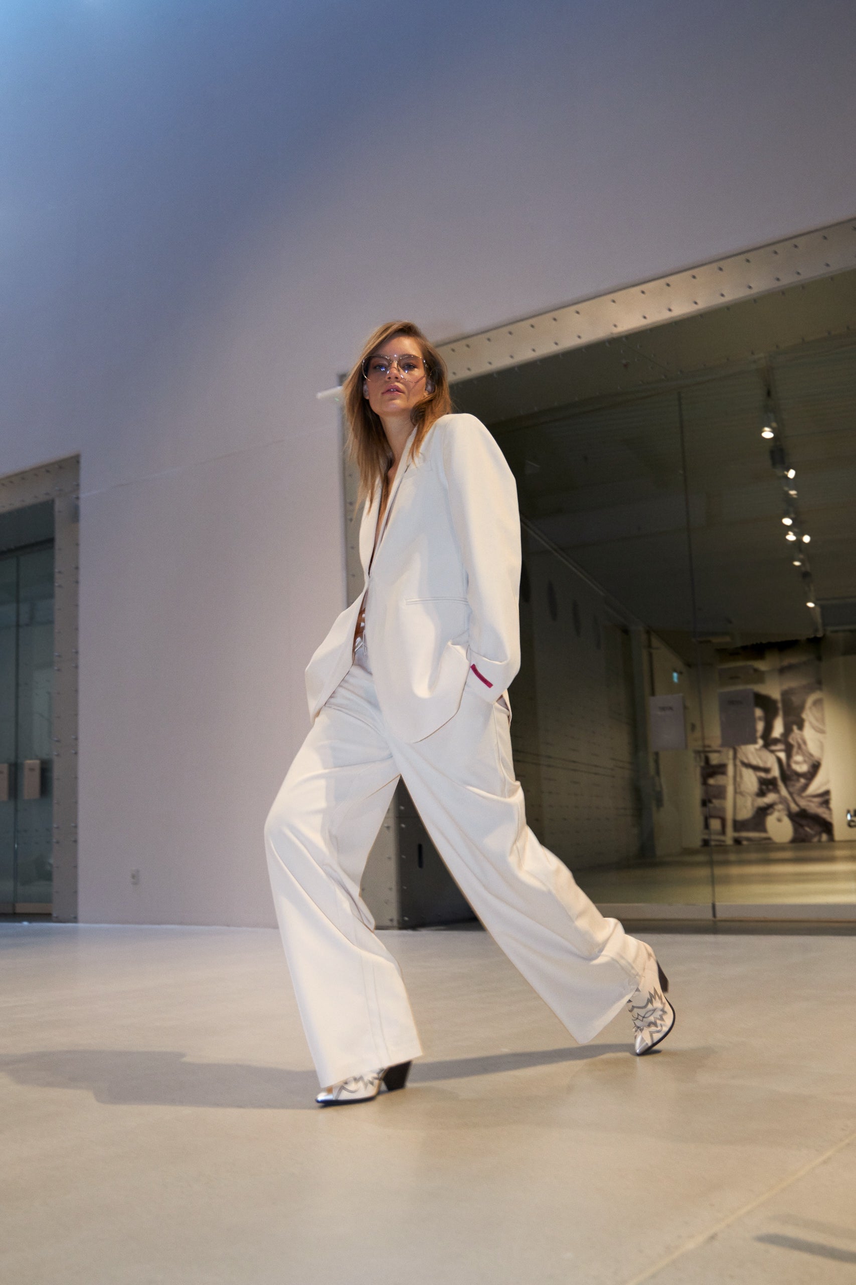 Lollys Laundry Cancun Blazer Jacket 02 Creme