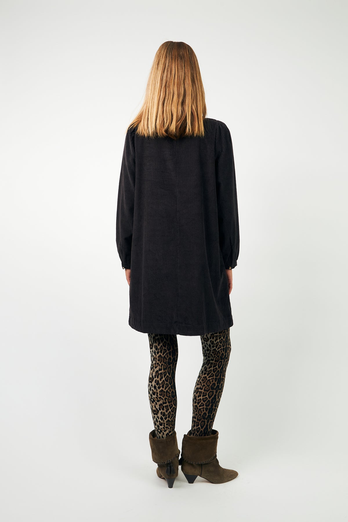 Lollys Laundry CarlaLL Short Dress Dress 87 Dark Mokka
