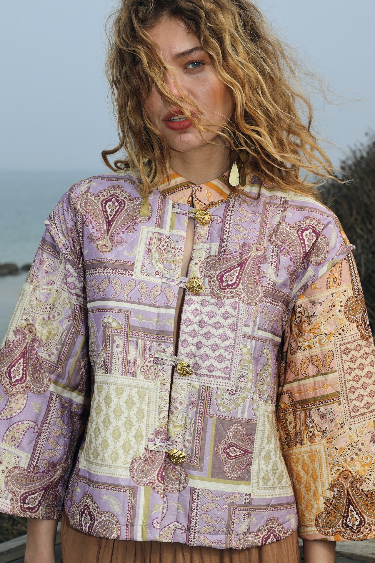 CelinaLL quilted jacket - Multi