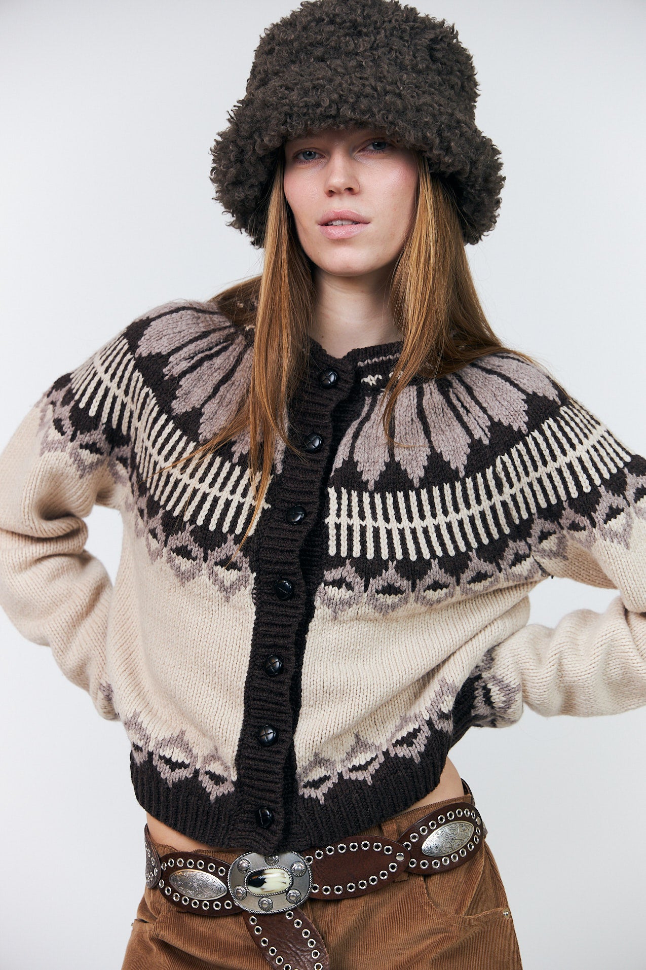 Lollys Laundry ClareLL Knit Cardigan Cardigan 02 Creme