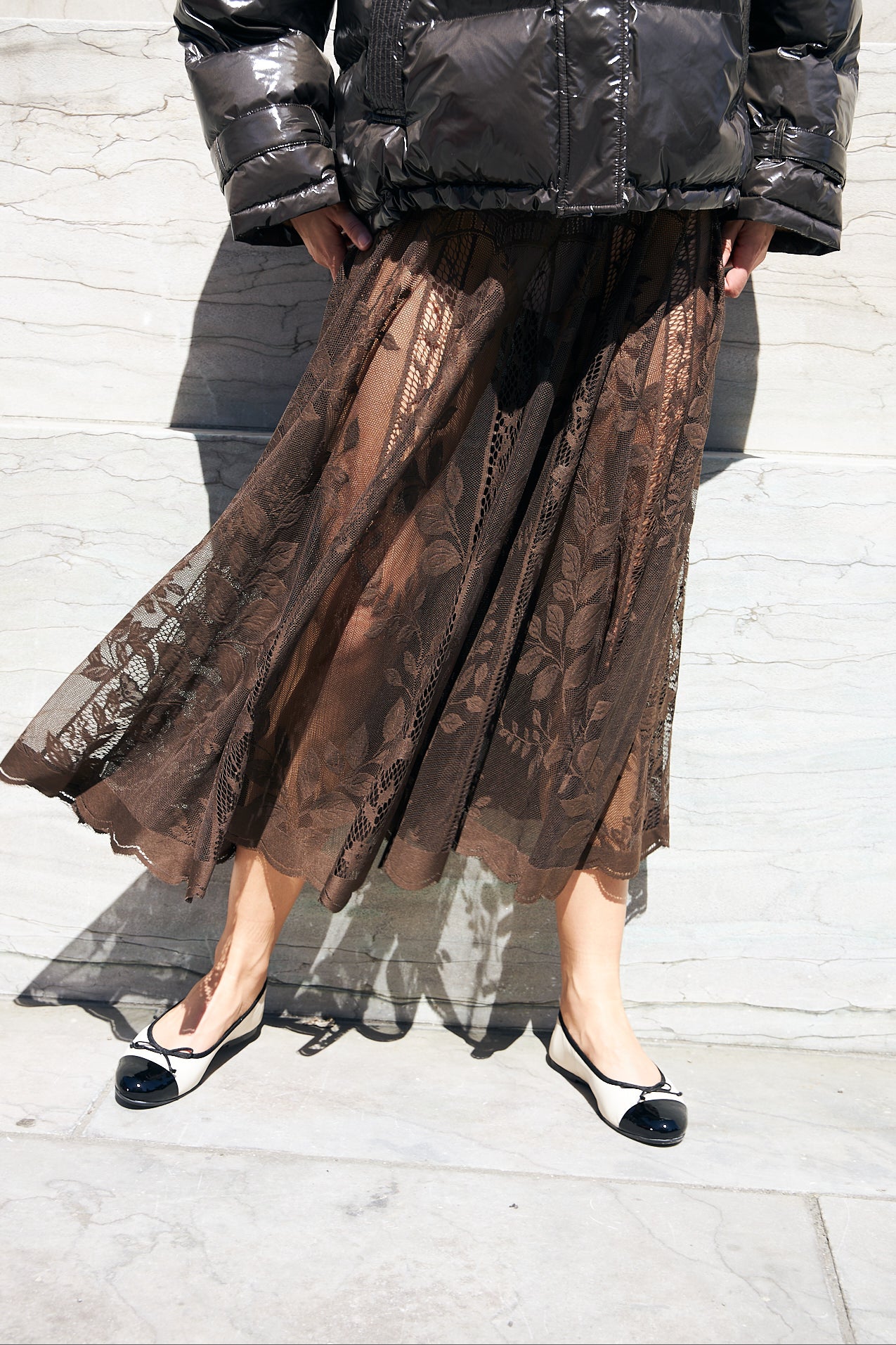 Lollys Laundry CollinsLL Maxi Skirt Skirt 87 Dark Mokka