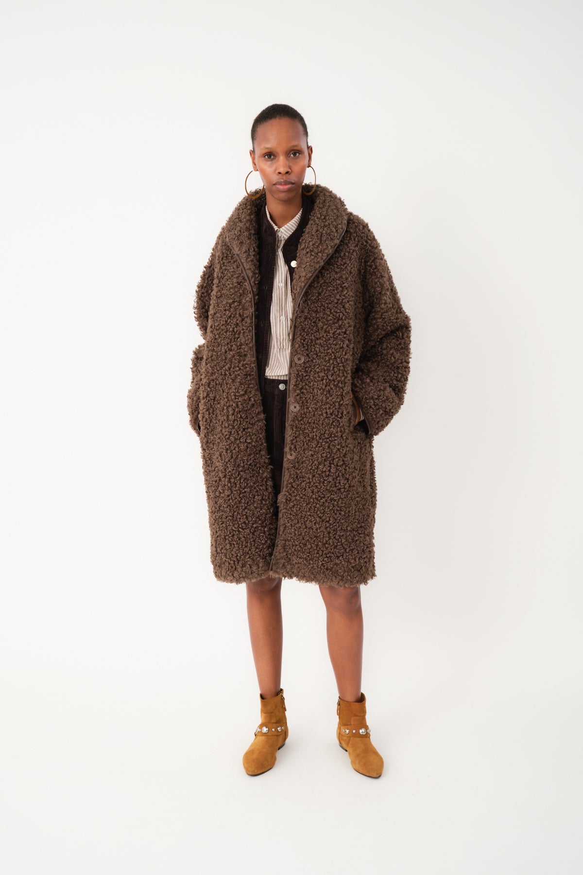 Lollys Laundry DooLL Coat Outerwear 87 Dark Mokka