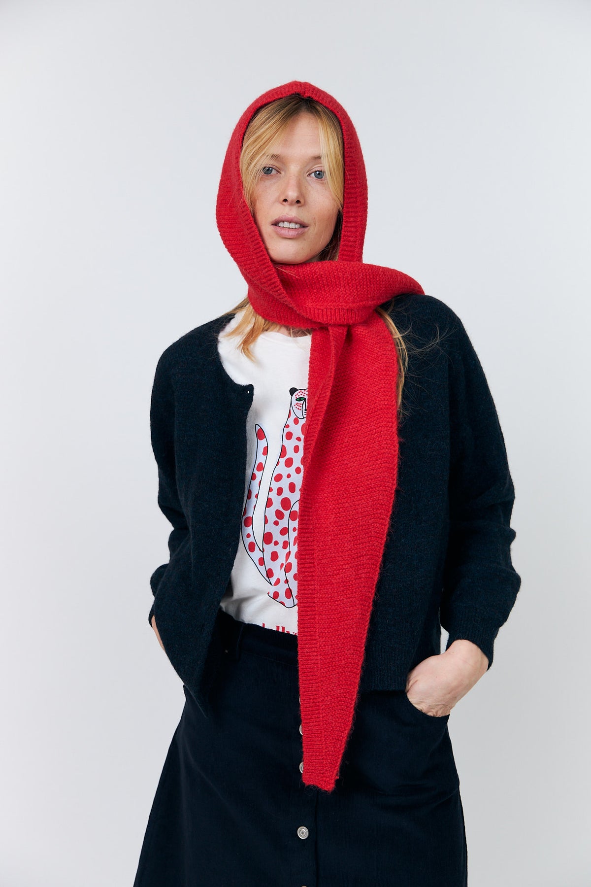 Lollys Laundry EliseLL Knit Bonnet Hat 30 Red