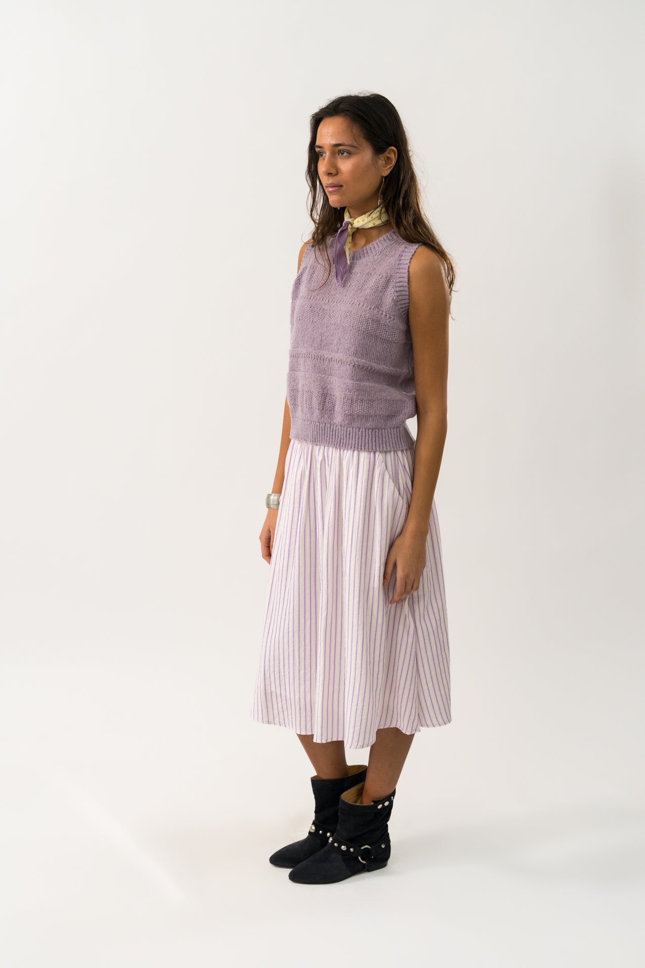 Lollys Laundry EllaLL Midi Skirt Skirt 53 Lilac