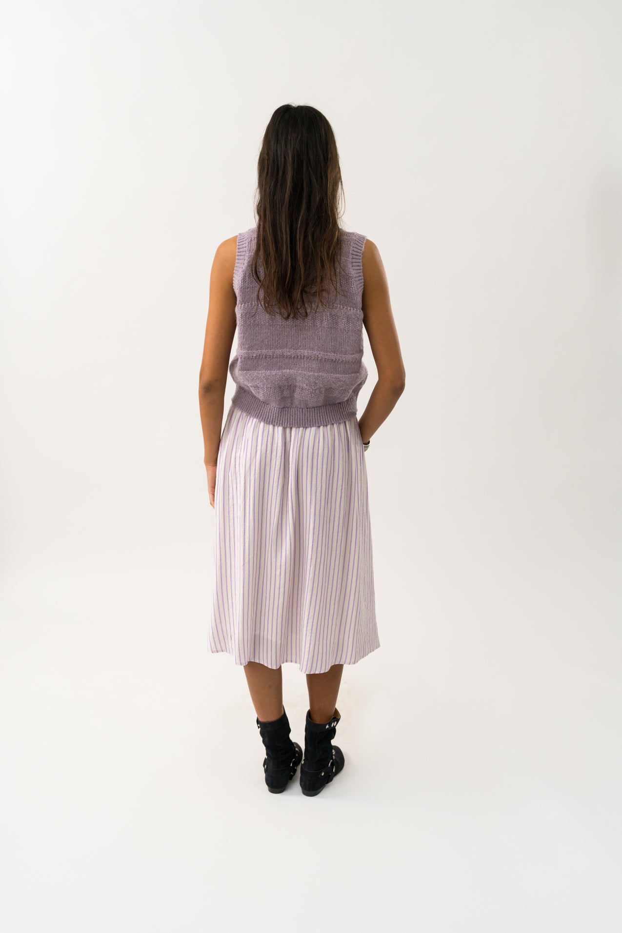 Lollys Laundry EllaLL Midi Skirt Skirt 53 Lilac