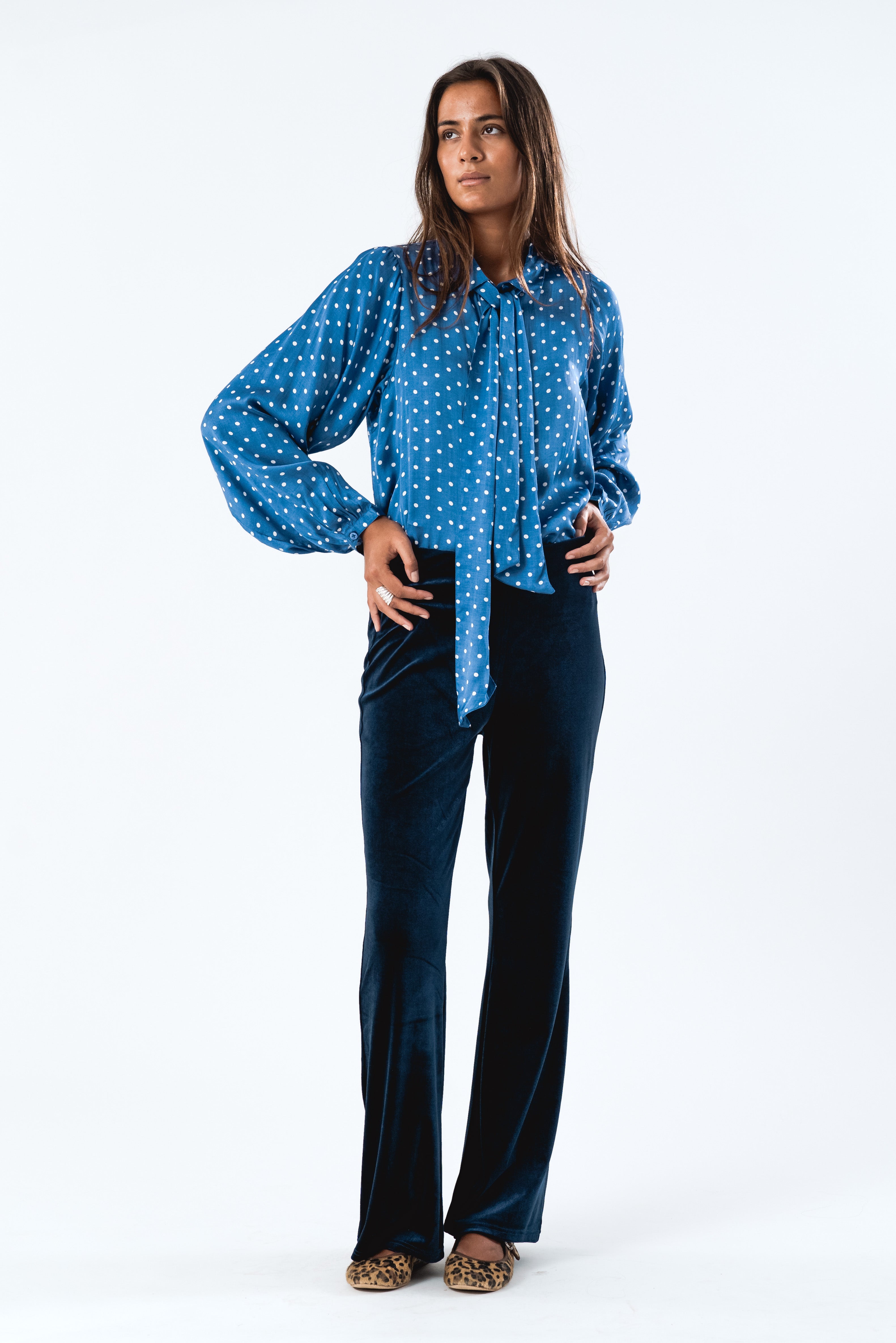 EllieLL Shirt LS - Dot Print