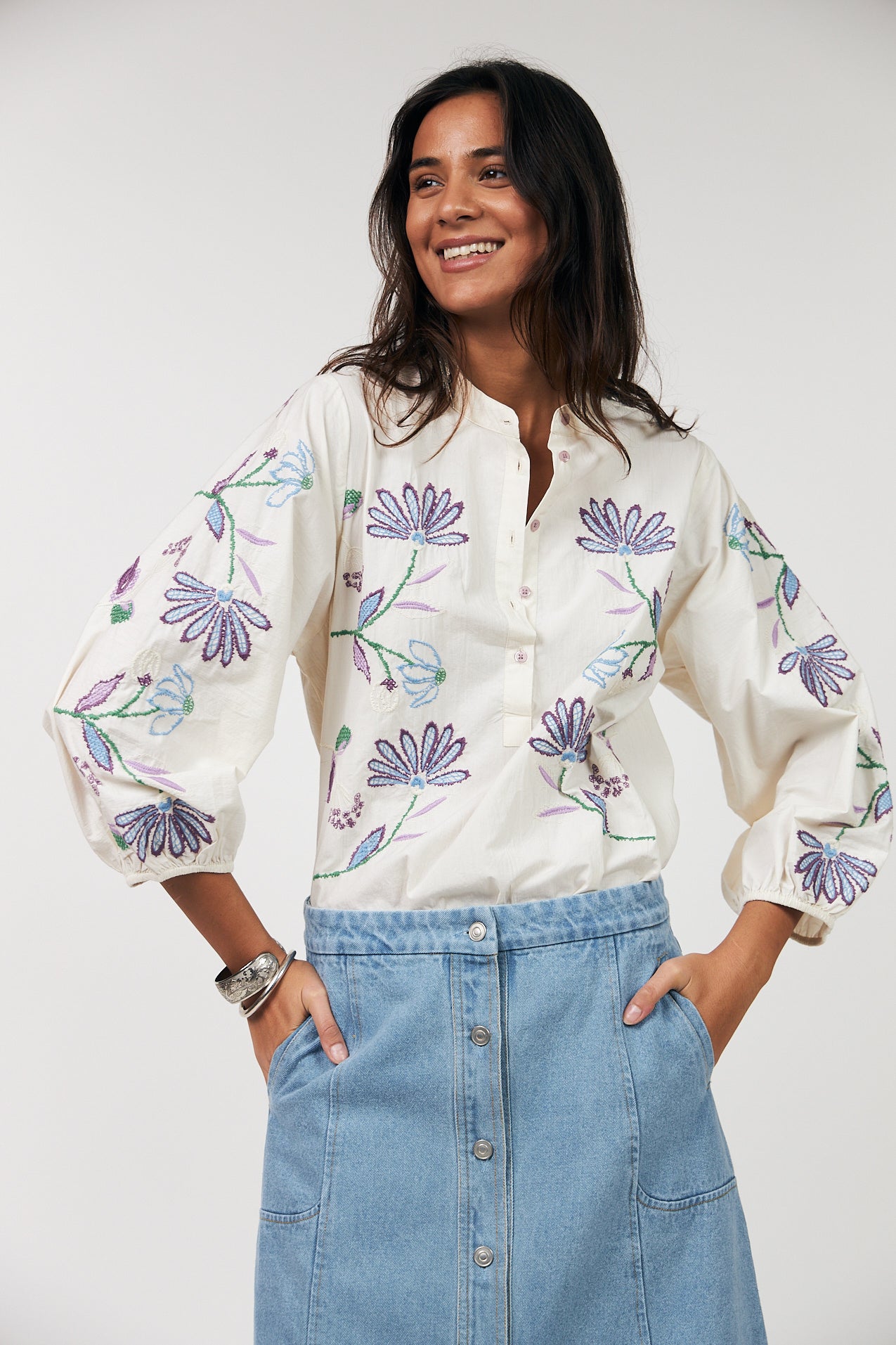 Lollys Laundry FaithLL Blouse Blouse 02 Creme