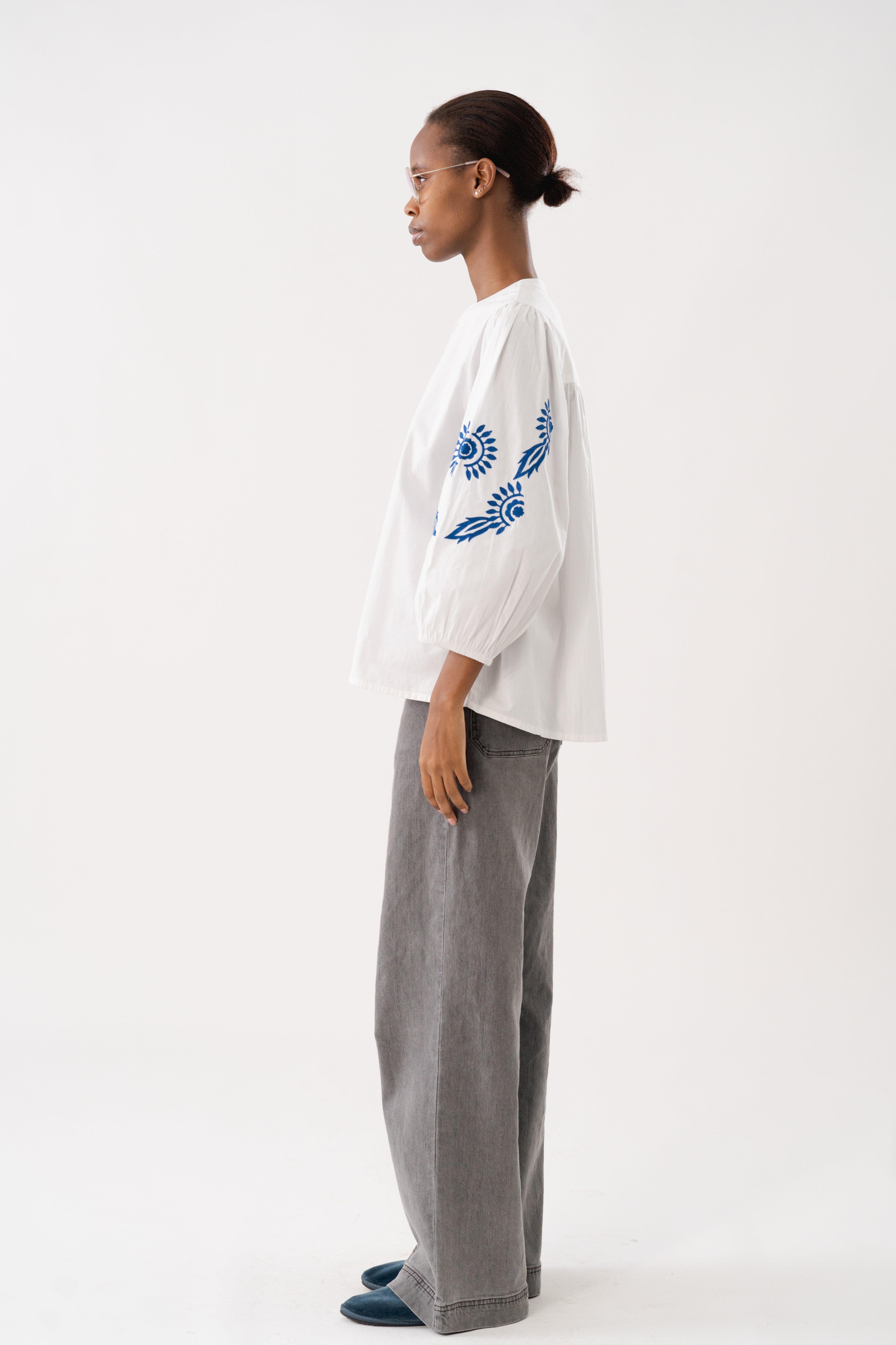 FaithLL Blouse LS - White