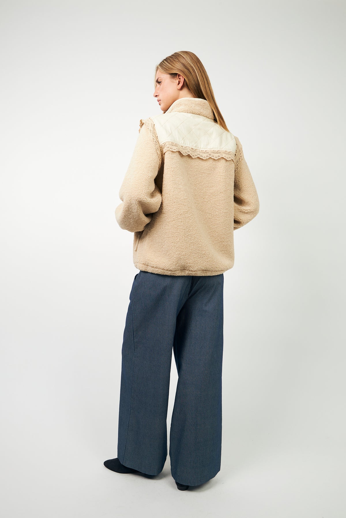 Lollys Laundry FalLL Teddy Jacket Outerwear 08 Beige