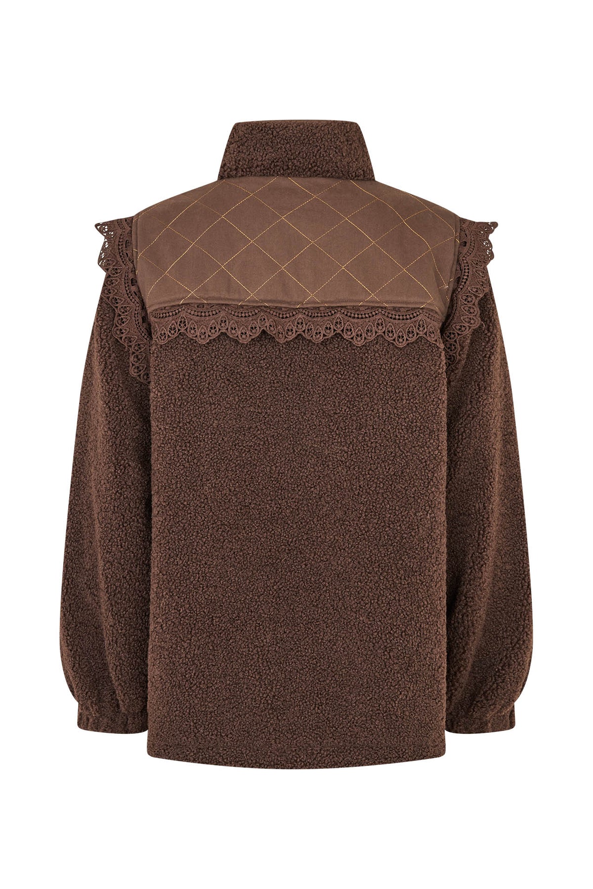 Lollys Laundry FalLL Teddy Jacket Outerwear 87 Dark Mokka