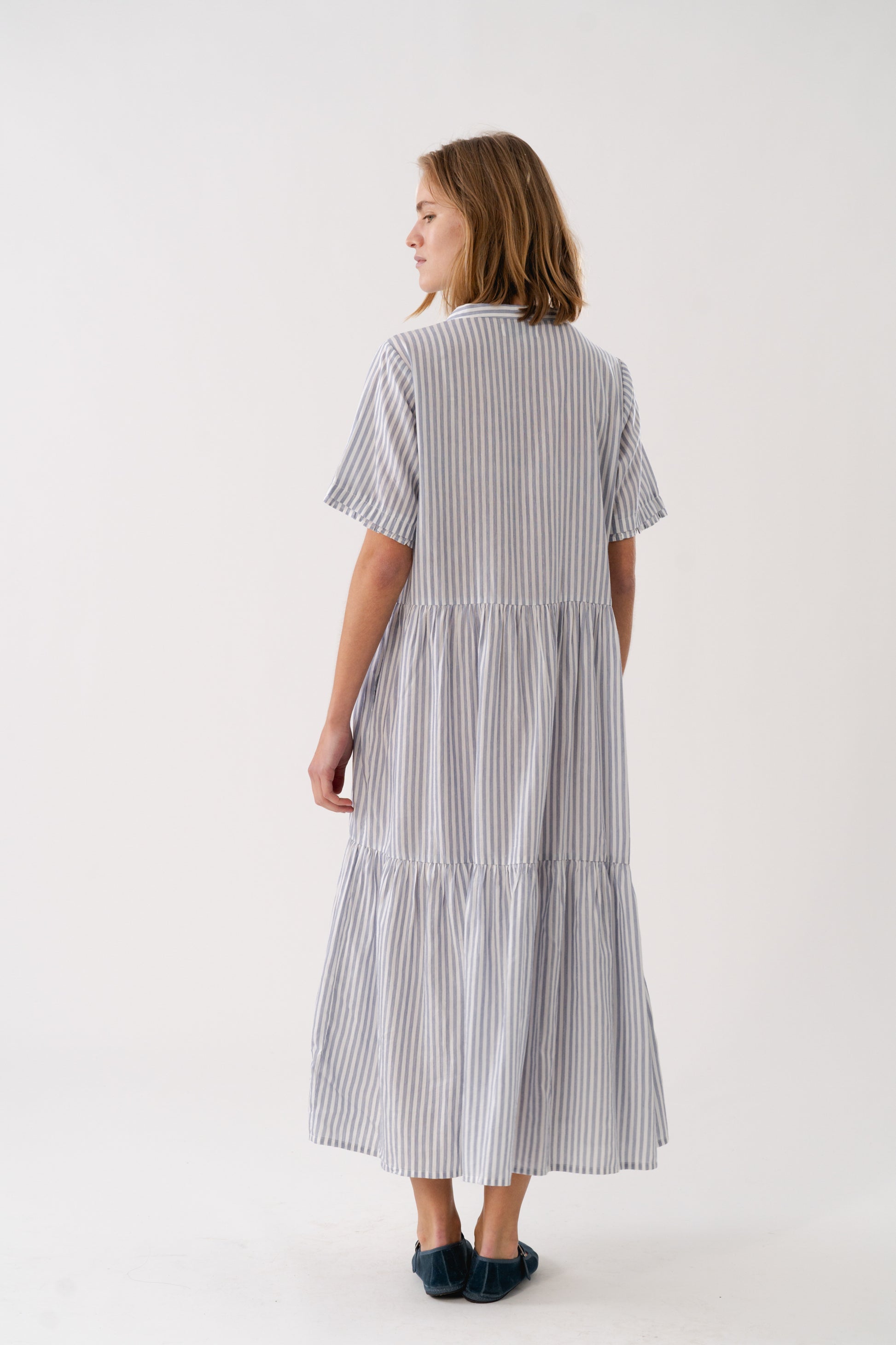 Lollys Laundry FieLL Midi Dress SS Dress 80 Stripe