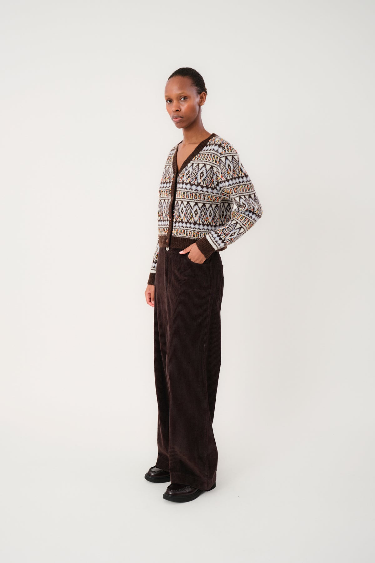 Lollys Laundry FloridaLL Pants Pants 87 Dark Mokka