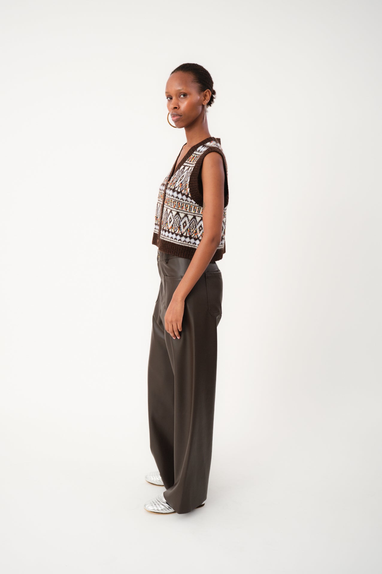 FrancescaLL Vest - Dark Mokka