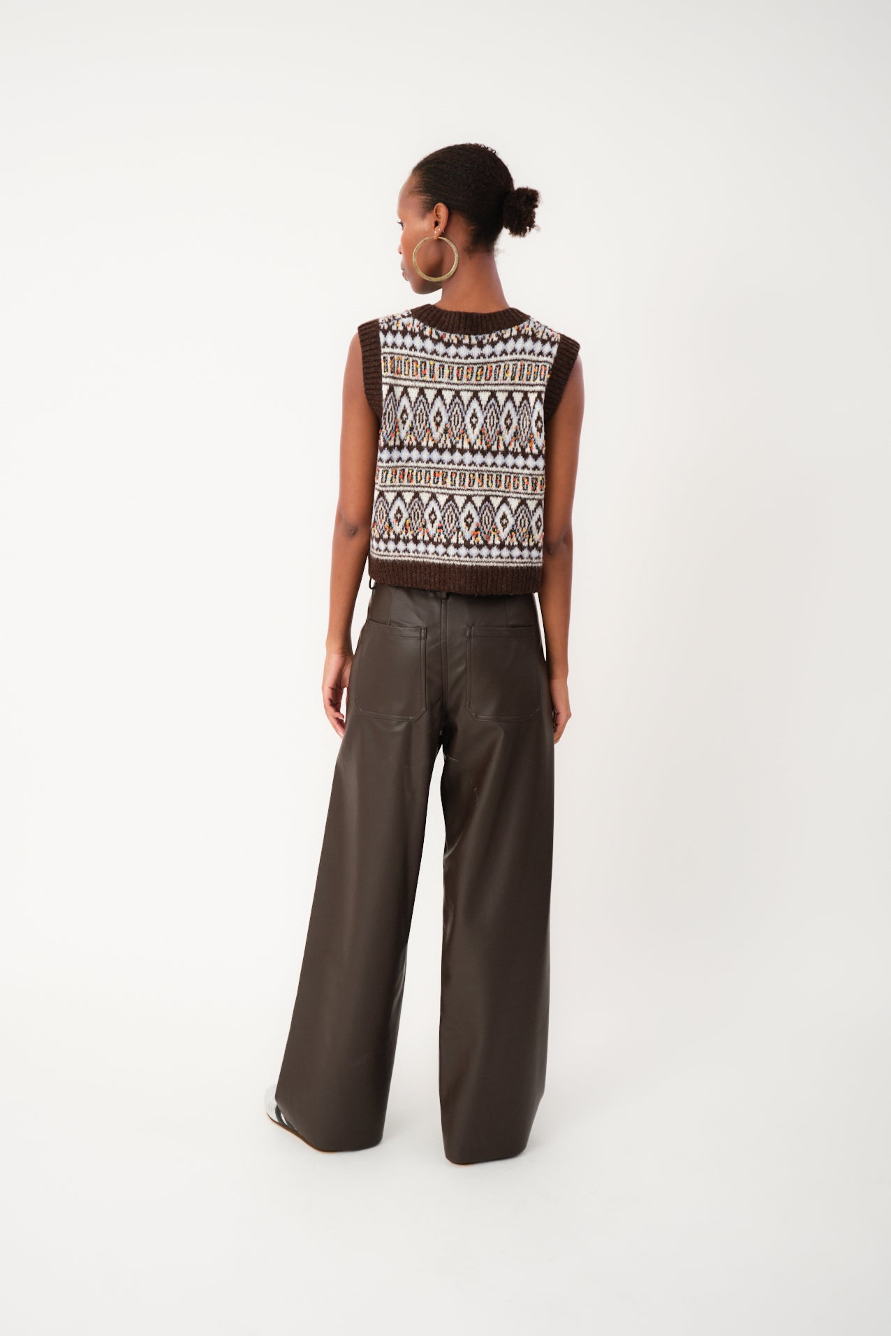 FrancescaLL Vest - Dark Mokka