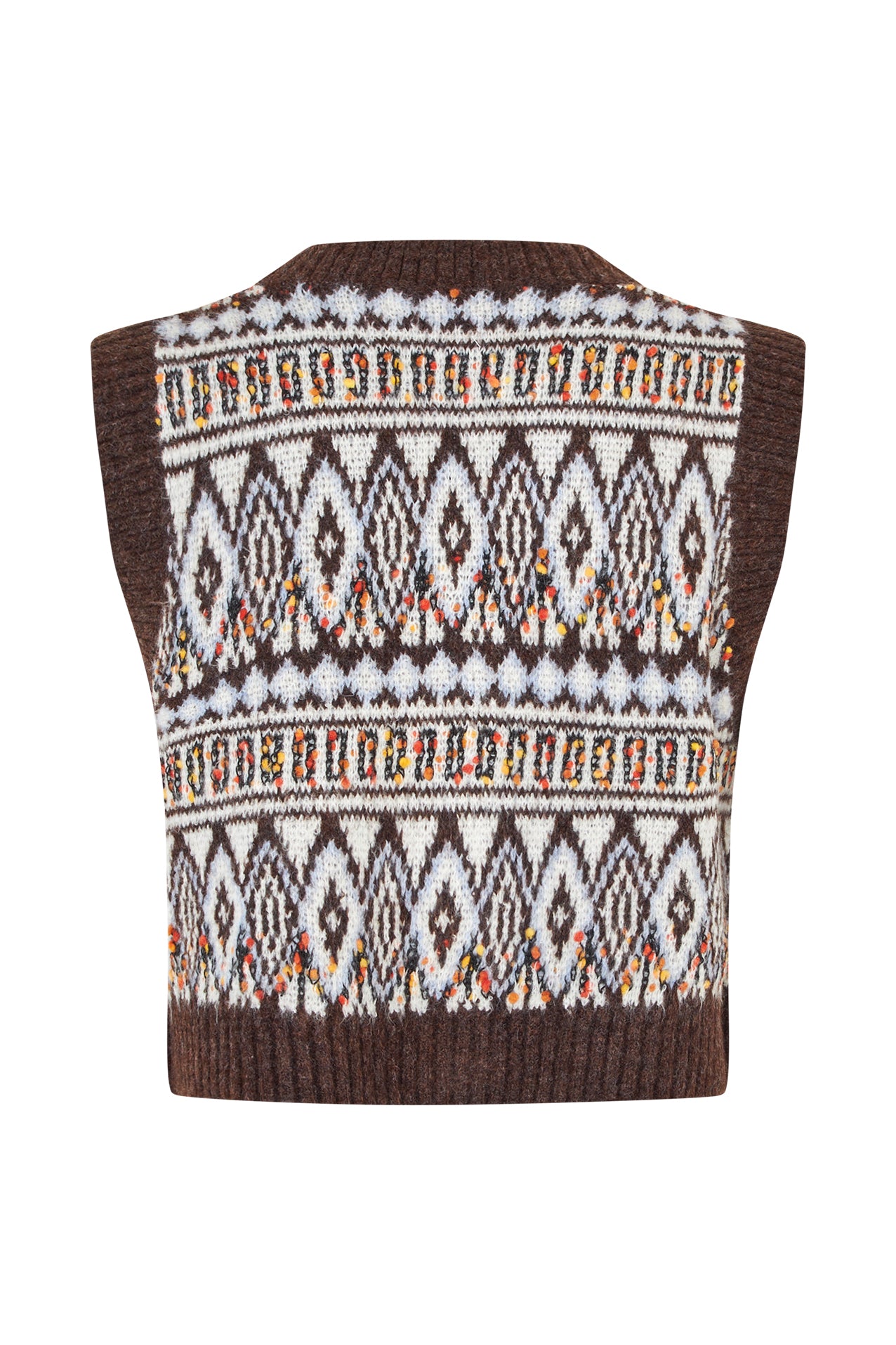FrancescaLL Vest - Dark Mokka
