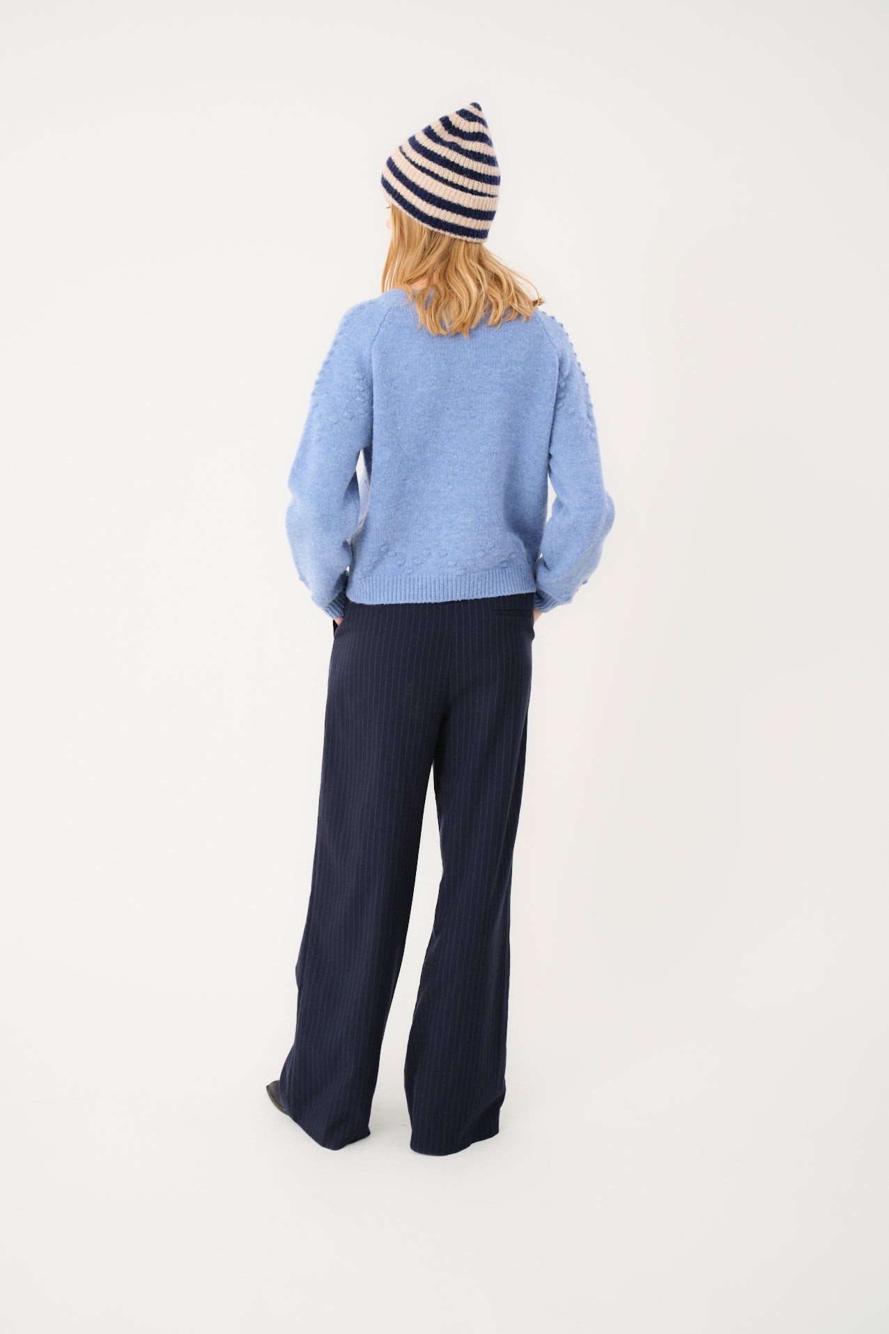 Lollys Laundry GracelynnLL Knit Cardigan Cardigan 24 Blue Melange