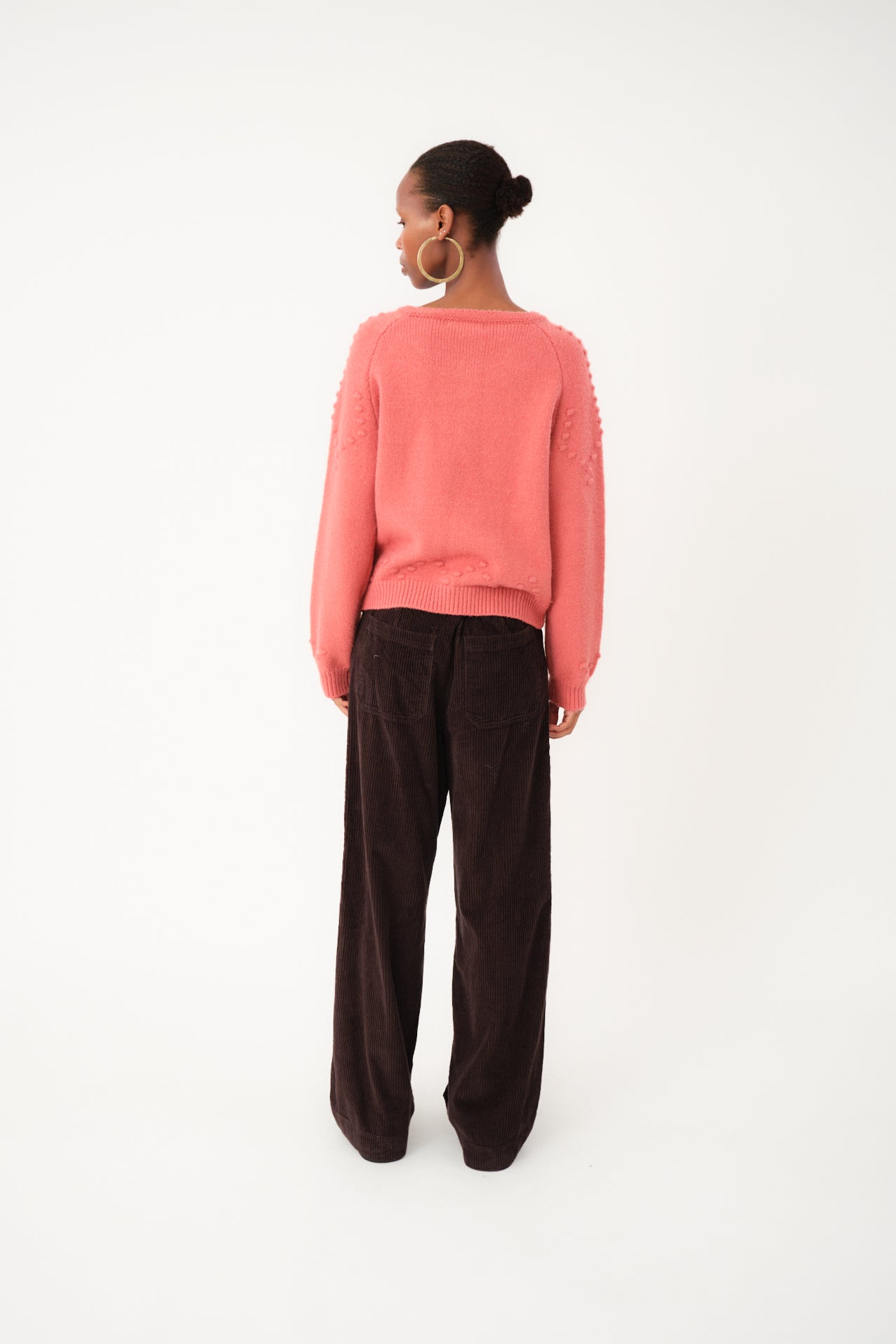 GracelynnLL Knit Cardigan - Burned Rose