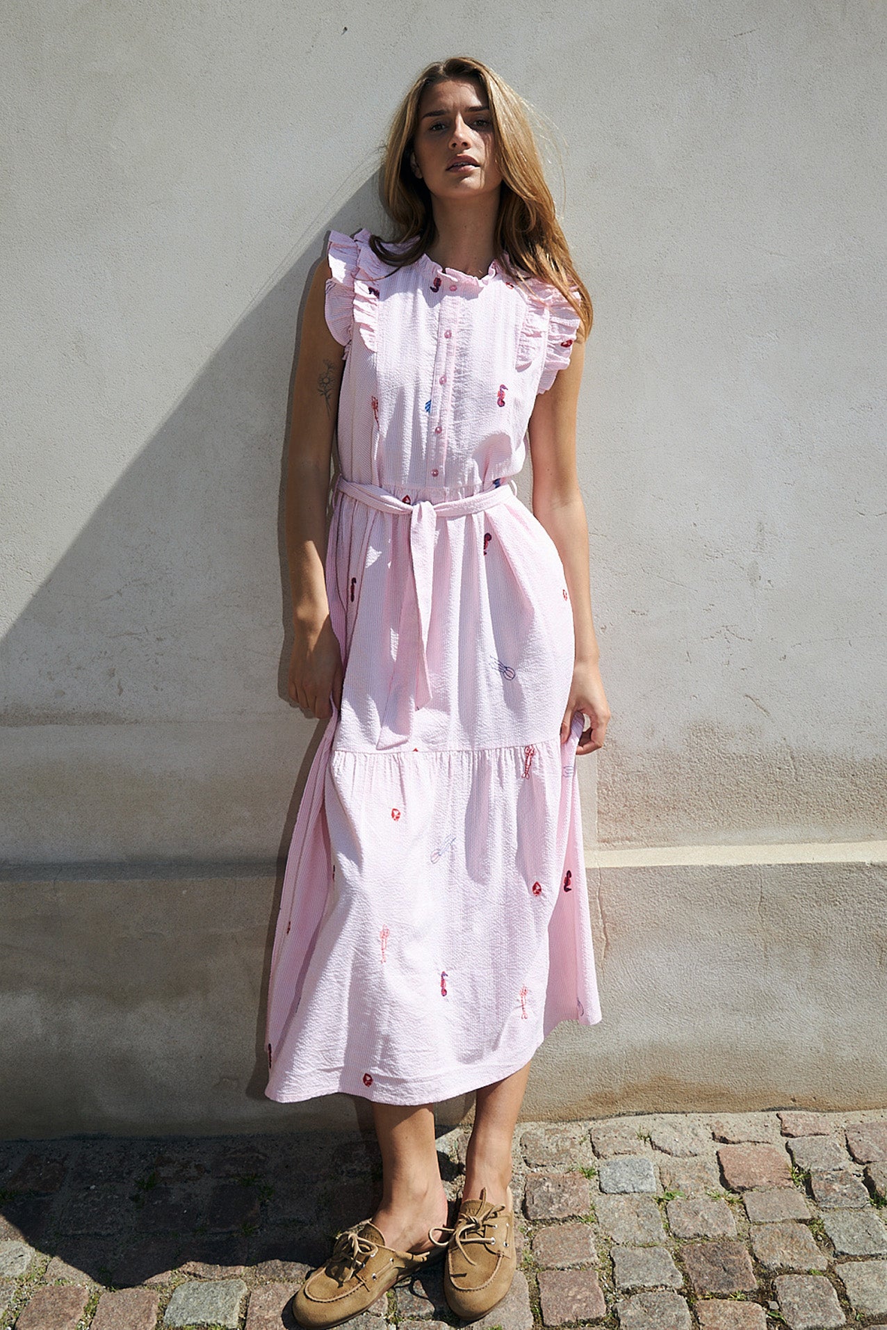 Lollys Laundry HarrietLL Maxi Dress Dress 84 Light Pink